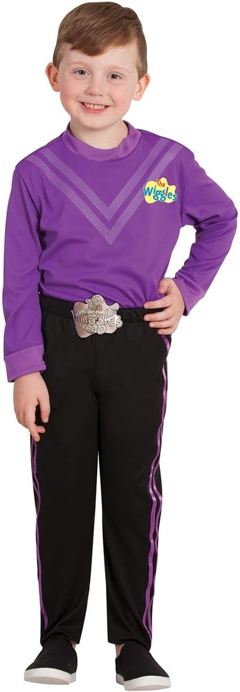 LACHY WIGGLE DELUXE COSTUME (PURPLE), CHILD – LICENSED COSTUME