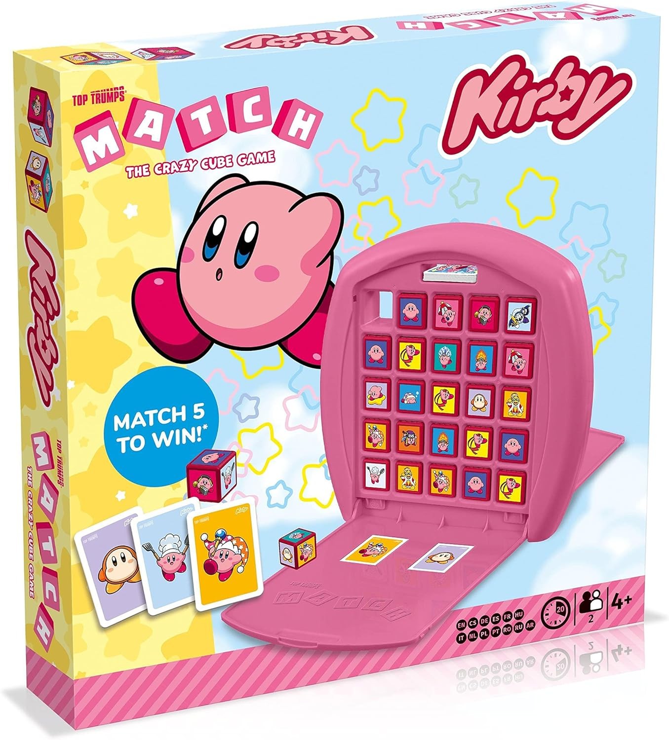 Kirby – Top Trumps Match: the Crazy Cube Game! – Family Game, Fun, Educational, Matching