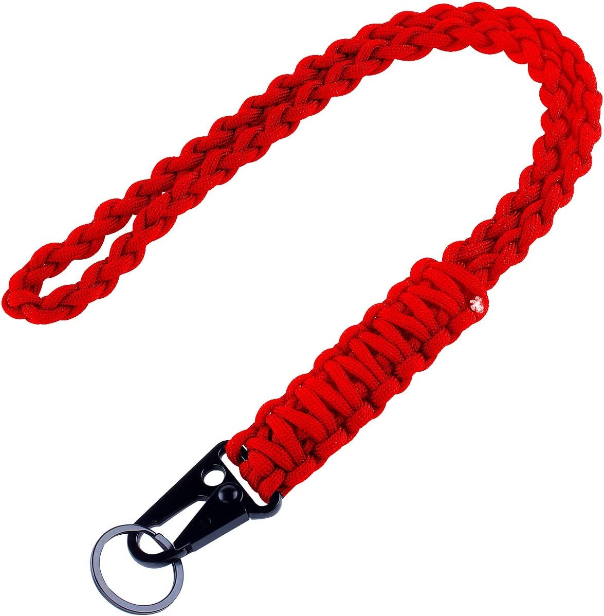 MAGITATI Heavy Duty Braided 550 Paracord Neck Lanyard Keychain for Men Women