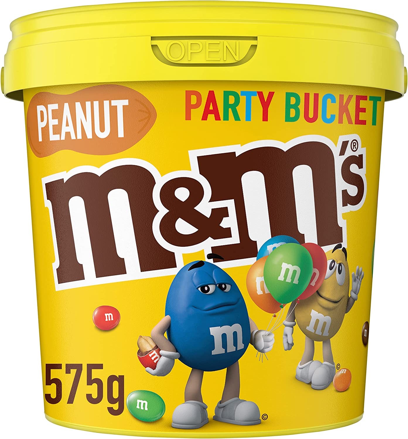 M&M’S Peanut Chocolate Party Bucket 575G