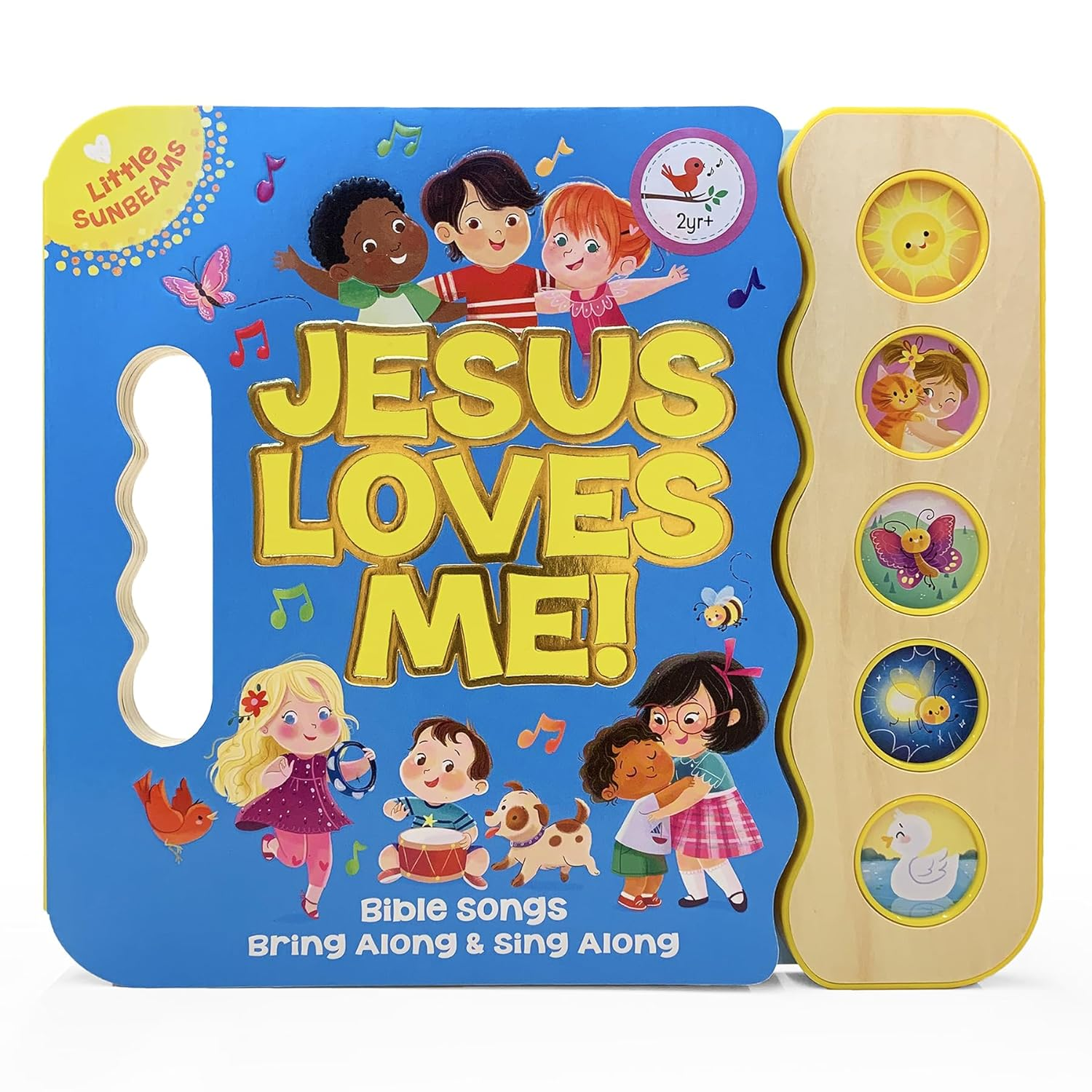 Jesus Loves Me 5-Button Songbook – Perfect Gift for Easter Baskets, Christmas, Birthdays, Baptisms, and More