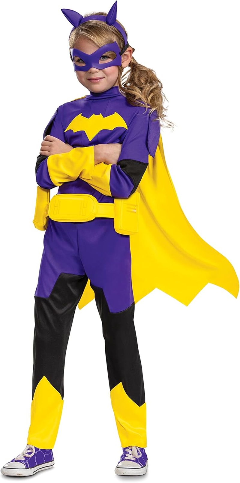 Disguise Batgirl Batwheels Costume, Official Batwheels Deluxe Costume Outfit, Size (4-6)