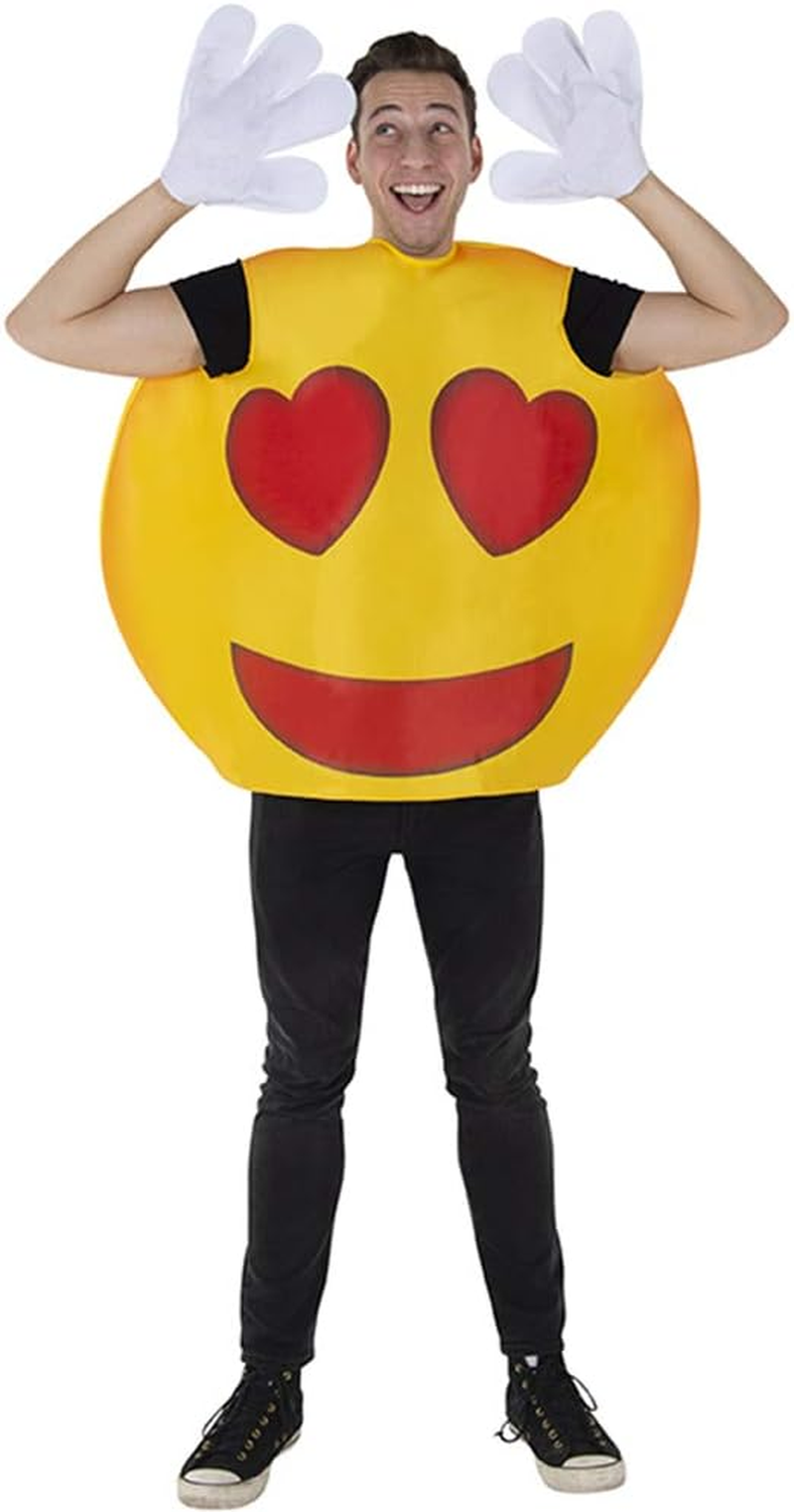 Dress up America Smiling Emoji Costumes for Kids and Adults