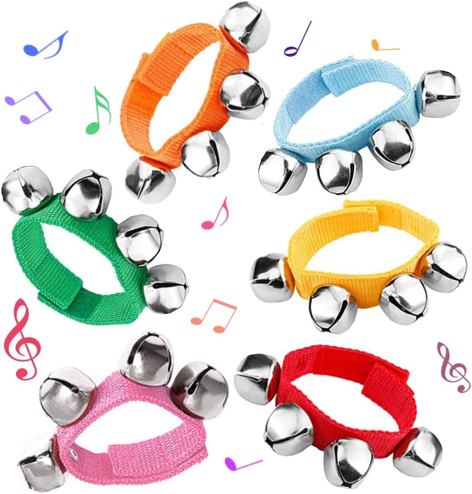 POPLAY Band Wrist Bells,6 PCS