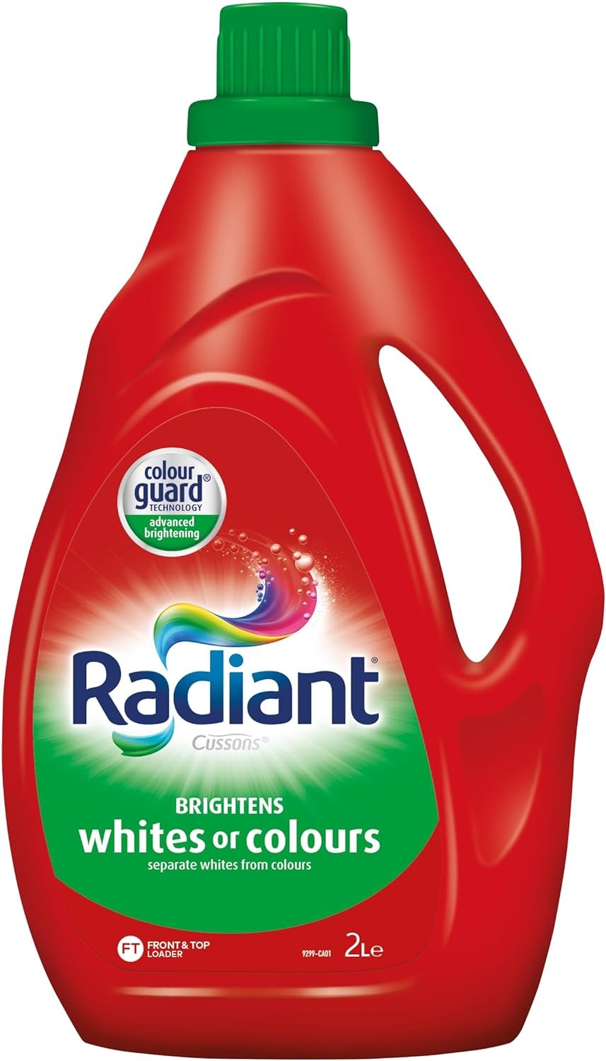 Radiant Liquid Laundry Detergent for Whites or Colours, 2L