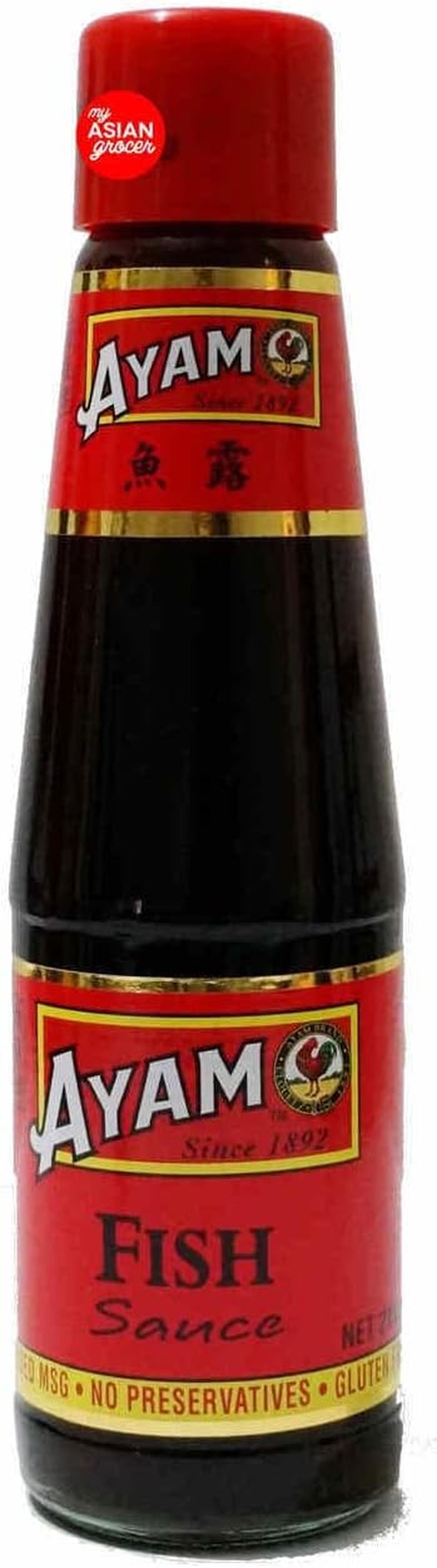 Ayam Fish Sauce 210 Ml, Black