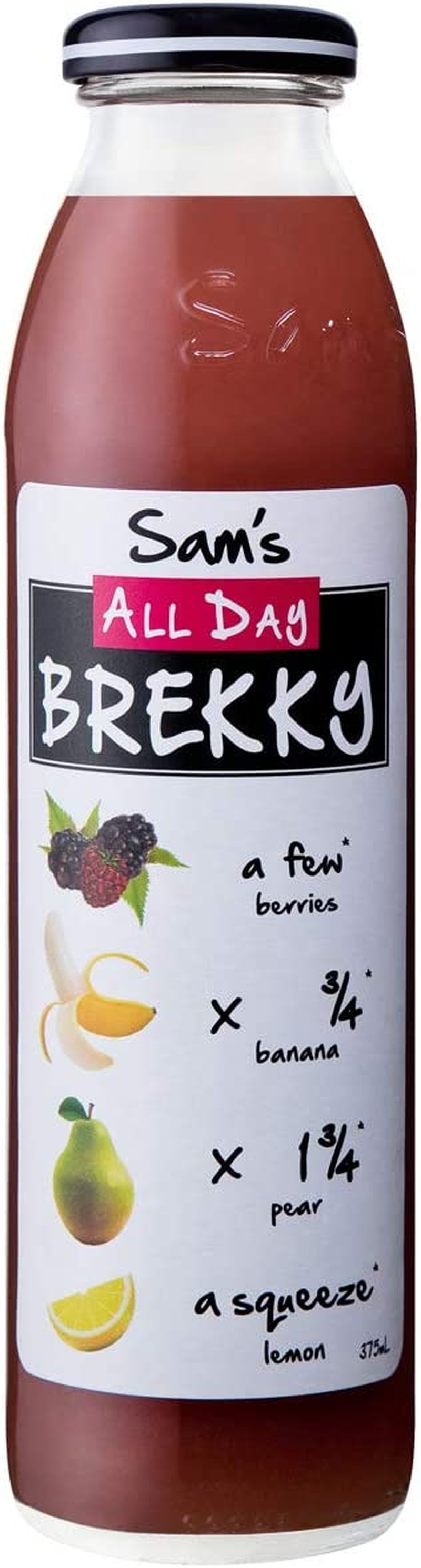 Sam’S All Day Brekky Fruit Juice , 12 Bottles X 375Ml