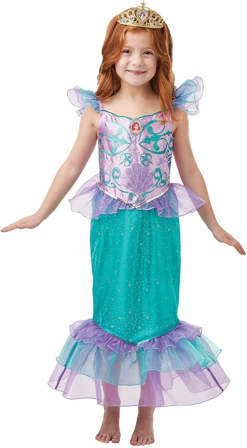 Rubie’S Disney Princess Ariel Mermaid Glitter & Sparkle Costume for Girls