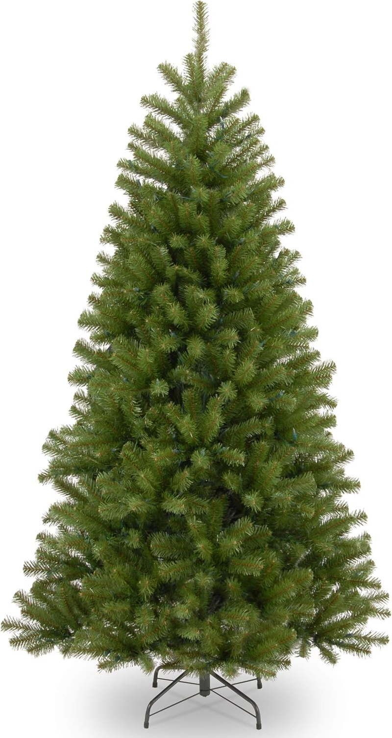 National Tree Company Artificial Christmas Tree, Green, North Valley Spruce, Includes Stand, 6.5 Feet