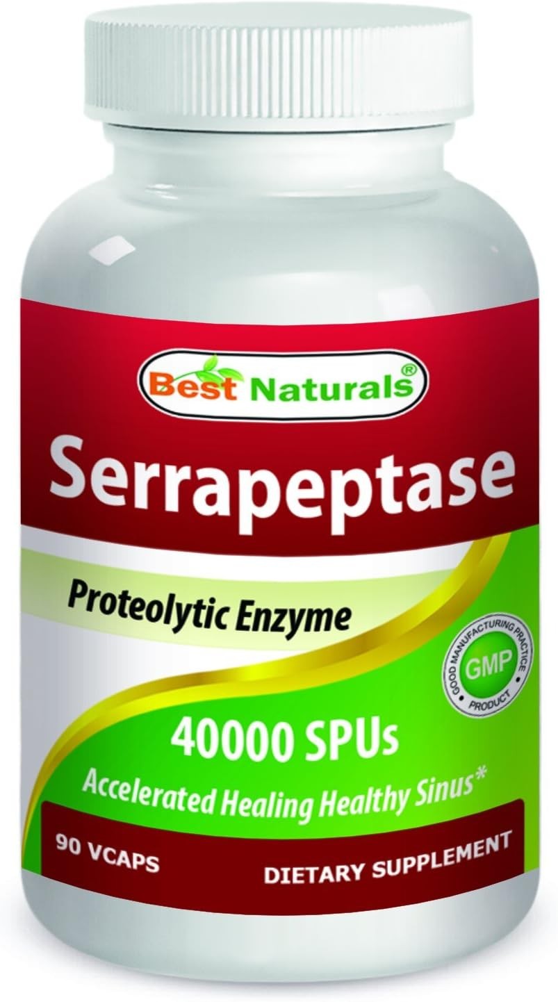 Best Naturals Serrapeptase 40000 Spus 90 Vcaps