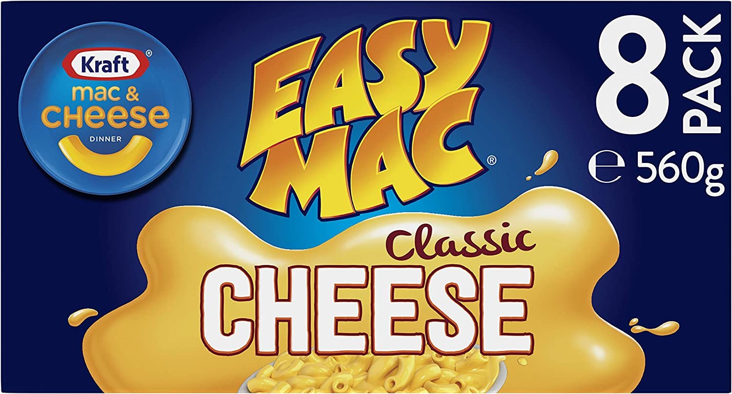 Kraft Easy Mac Classic Cheese Pasta 560G