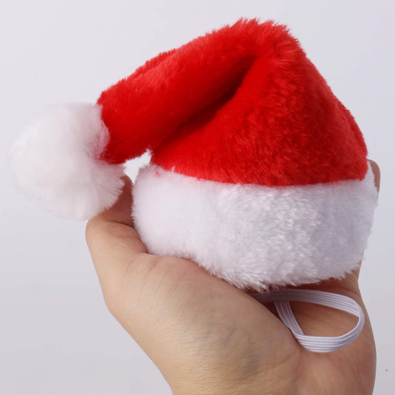 Mini Dog Santa Hat for Dog Christmas Hat (Red)