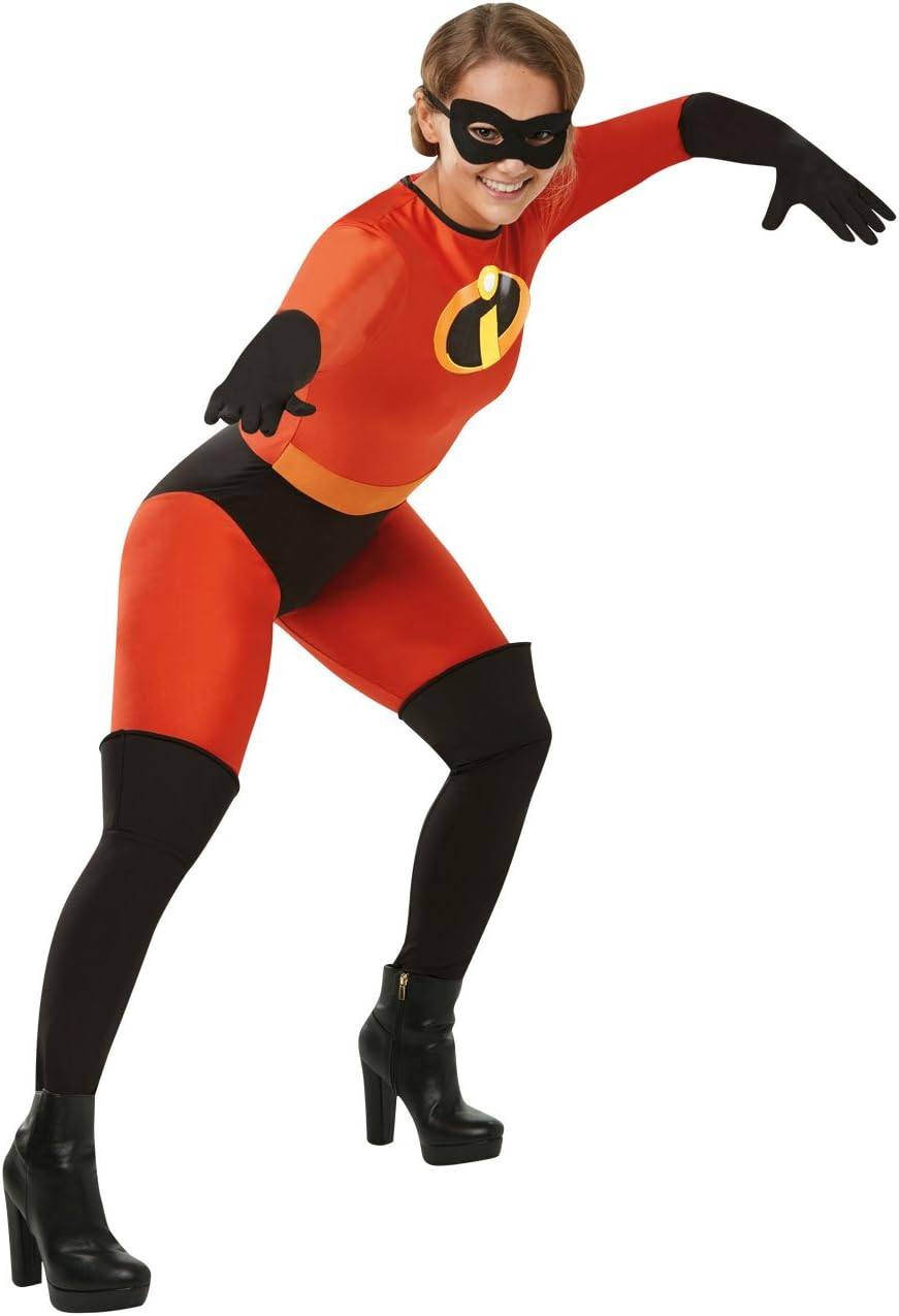 Rubie’S the Incredibles 2 Mrs Incredible Deluxe Costume, Adult, Size Small