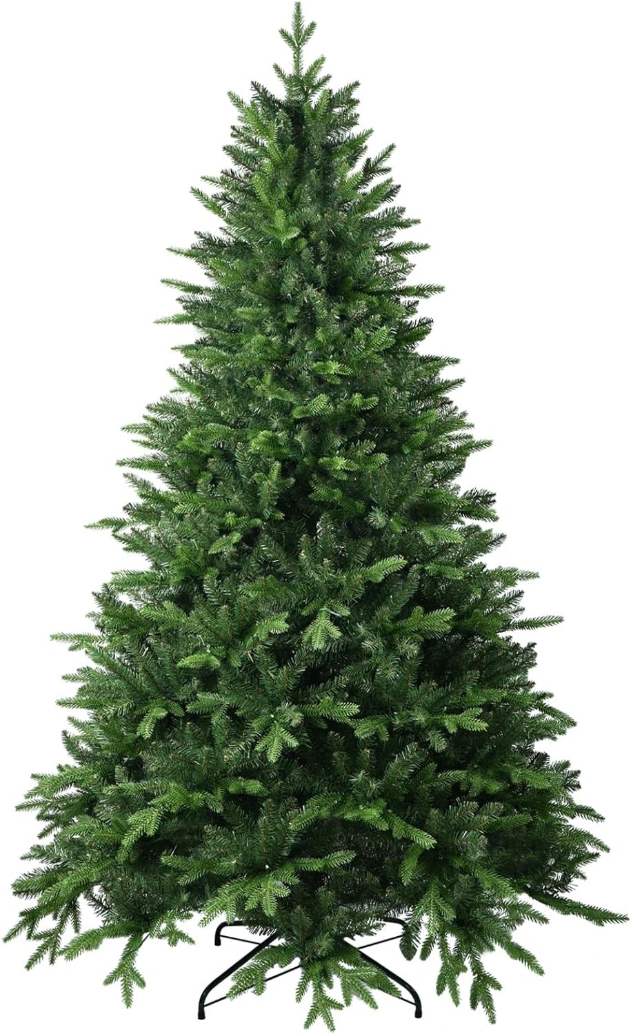 Treepool 4FT Artificial Christmas Tree with 668 PE&PVC Mixed Branch Tips, Unlit Hinged Premium Spruce Fake Xmas Trees, Green, Foldable Base