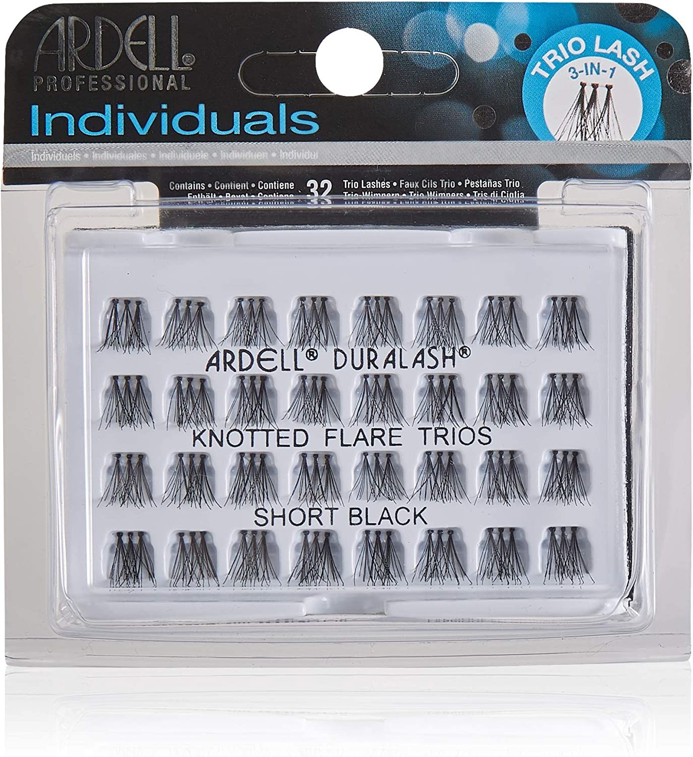 Ardell Trio Short Individuals Lashes, Black, Short (62157)