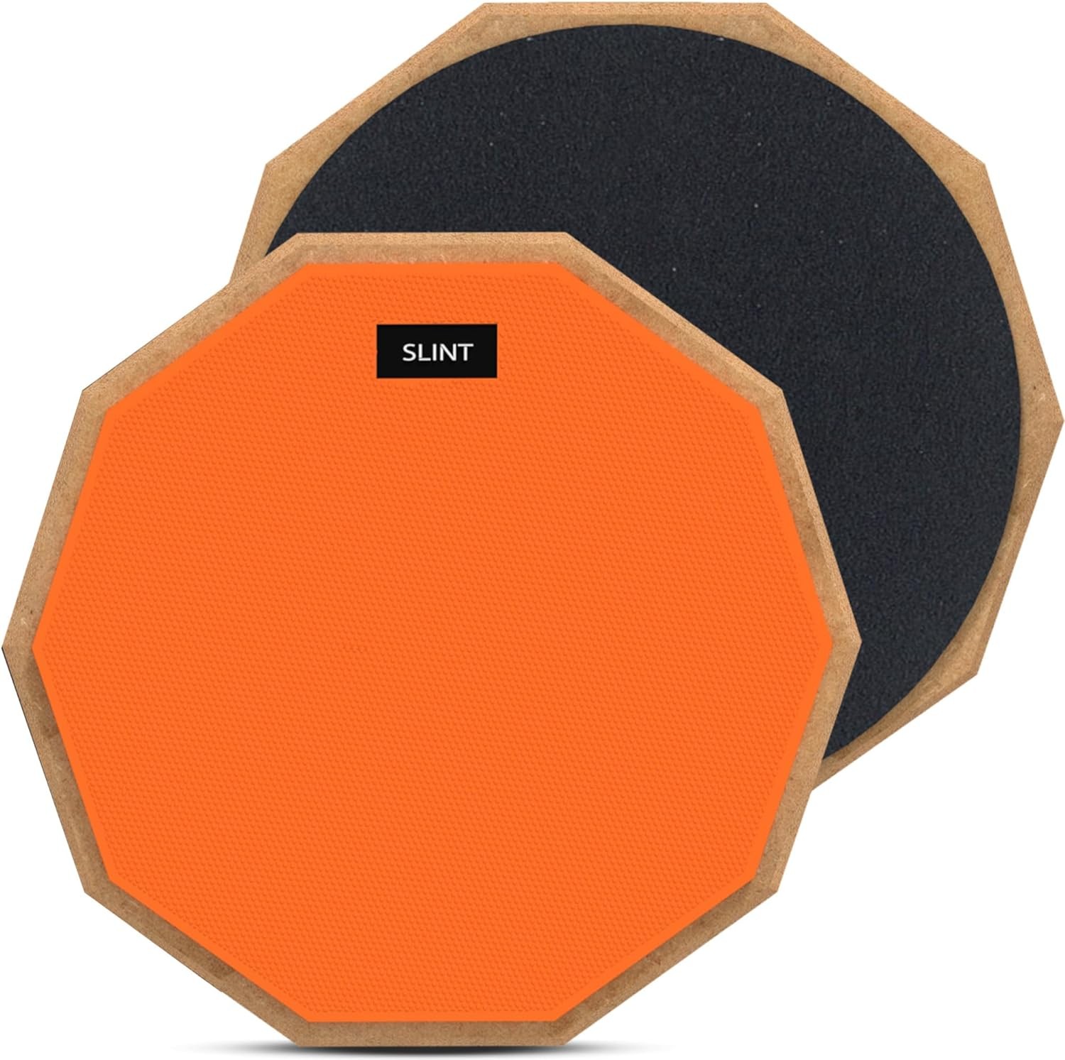 SLINT Drum Practice Pad, 12” Pad – Double-Sided Practice Practice Pad for Drumming Snare Practice Noise Reduction Pads, Practice, Pad Pad Kids