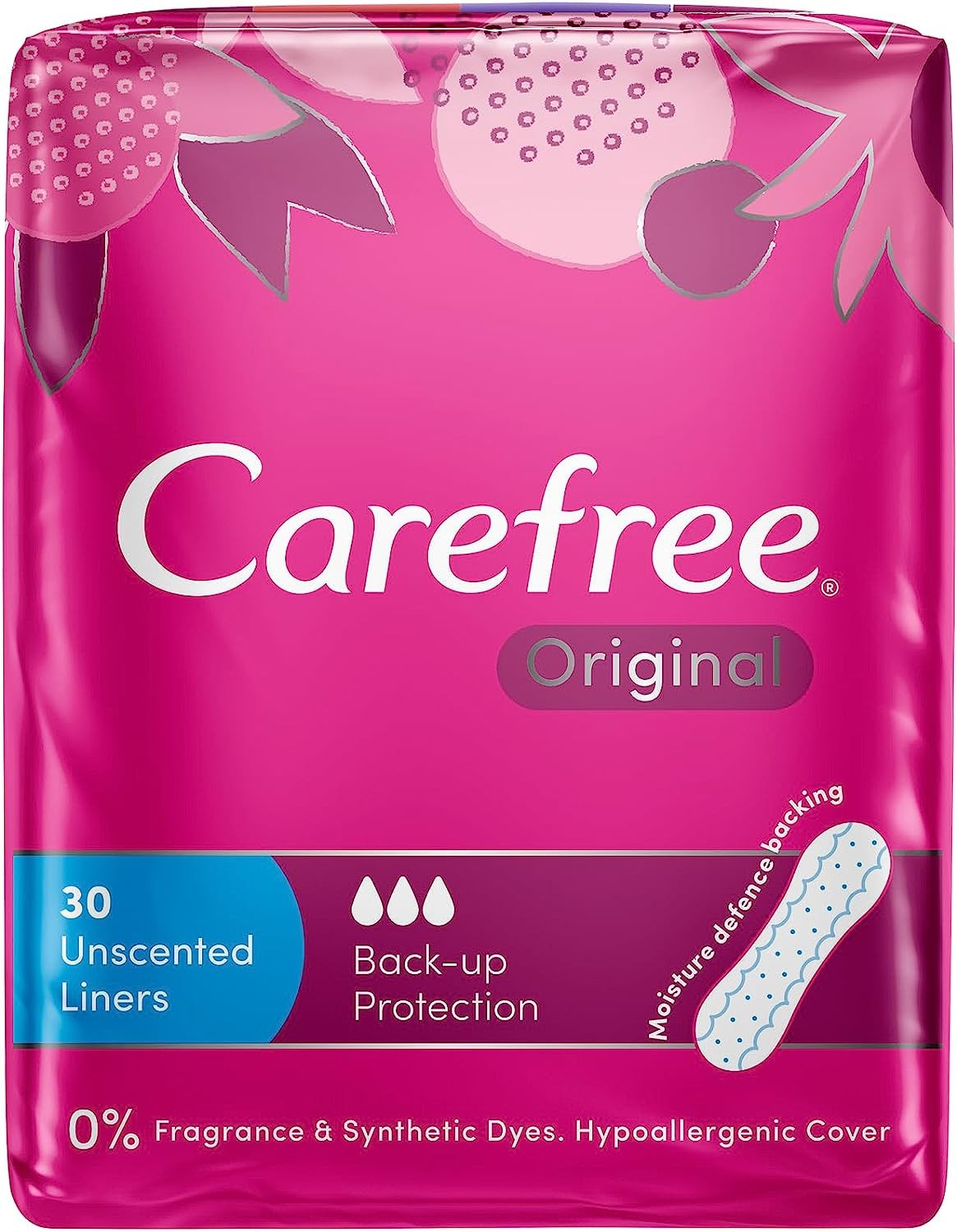 Carefree Liners Folded & Wrapped 30