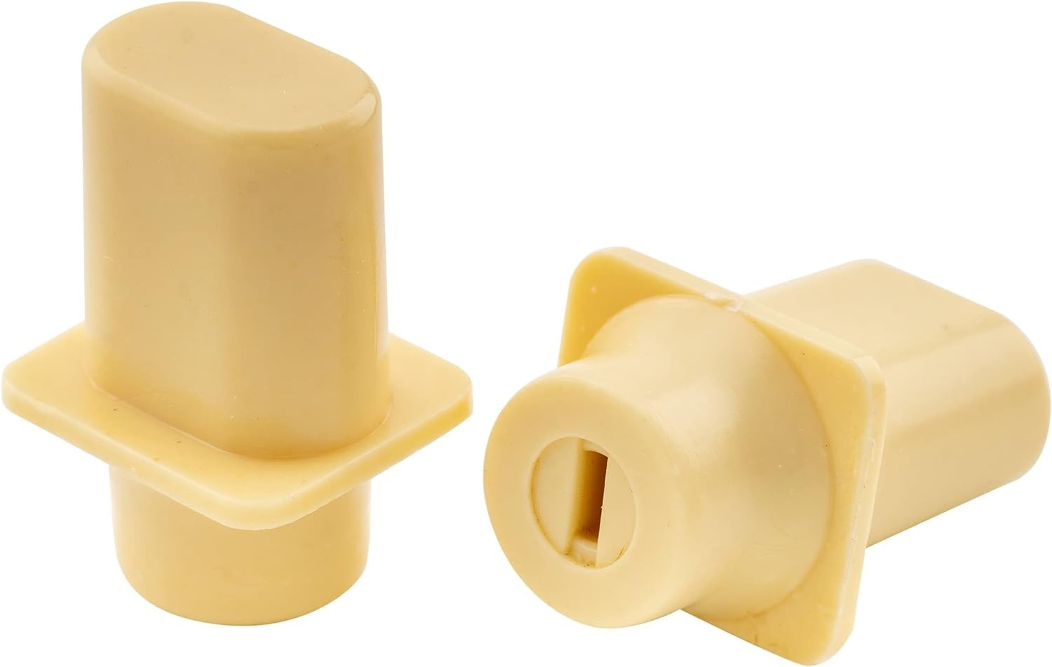 Musiclily Pro Metric Size Top Hat Guitar Telecaster Switch Tips 3 Way Pickup Selector Switch Knobs for Import Squier Tele Style, Cream(Set of 2)