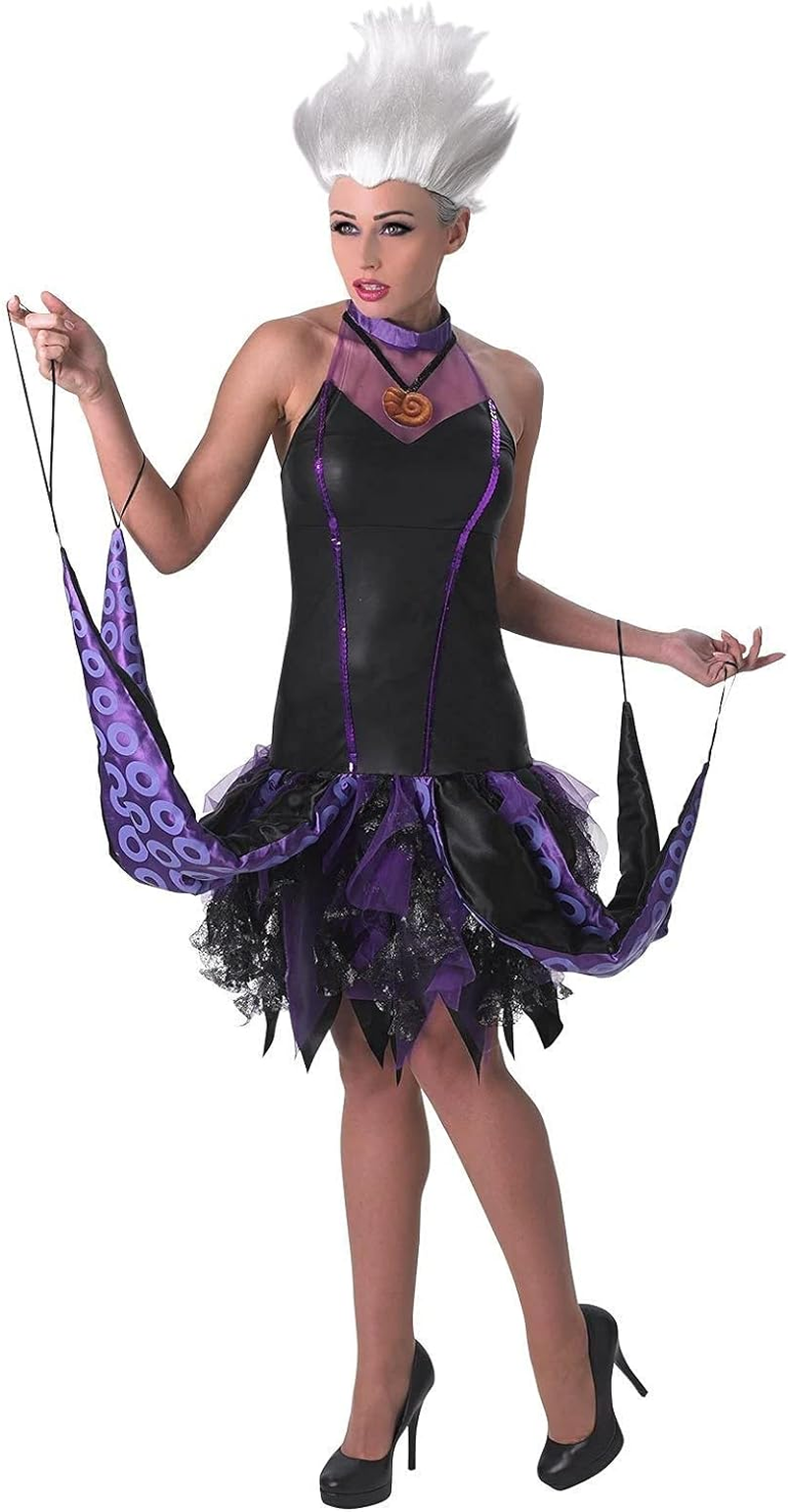 Rubie’S Official Disney Ursula Mermaid Ladies Cotume, Adult Fancy Dress