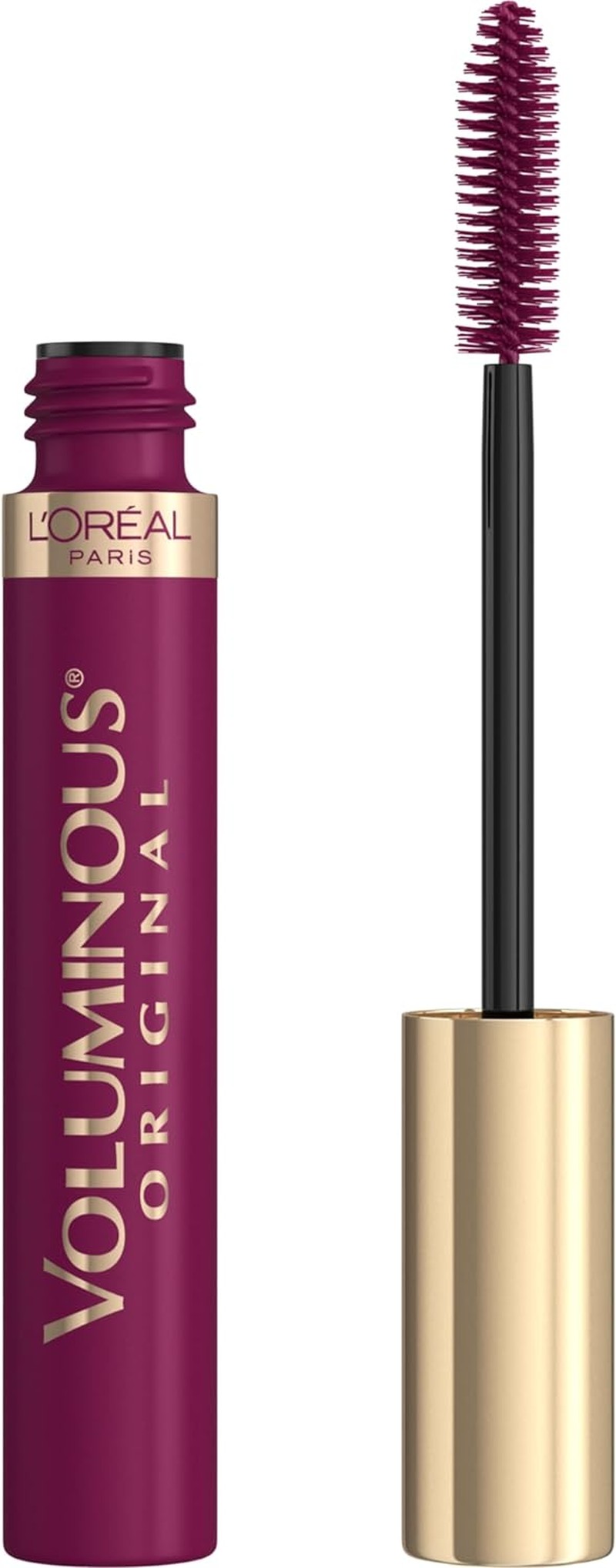 L’Oreal Paris Makeup Voluminous Original Volume Building Mascara, Deep Burgundy, 0.26 Fl; Oz, 1 Count