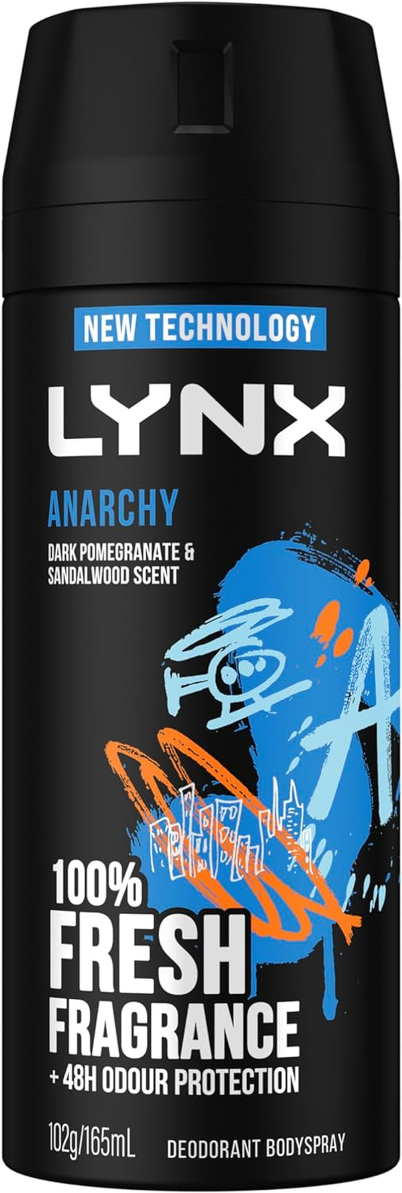 LYNX Anarchy Deodorant Body Spray 165 Ml