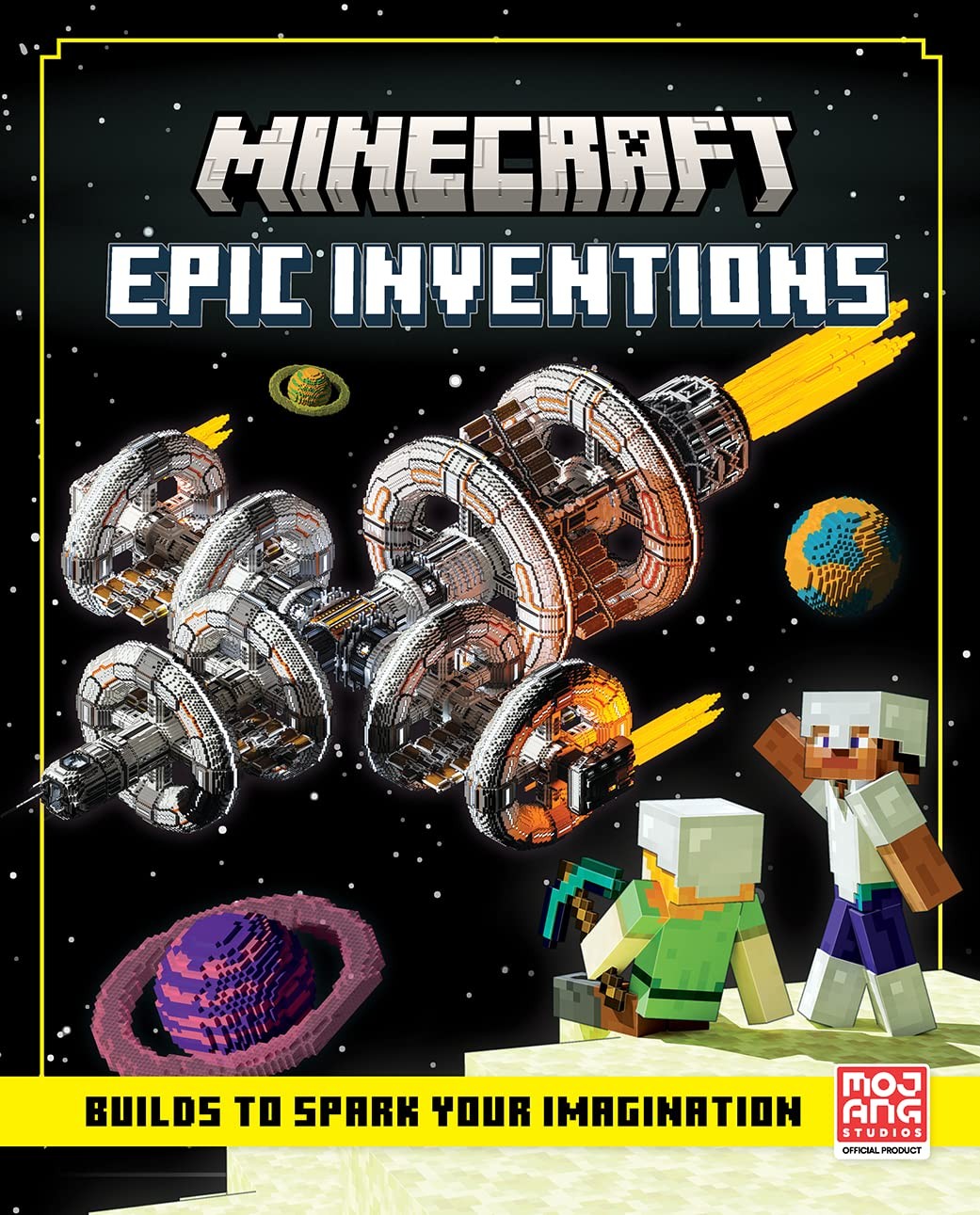 Minecraft Epic Inventions: Official Illustrated Creative Guide with 12 Big Minecraft Builds to Explore – New for Christmas 2022 and the Perfect Gift for Kids, Teens and Adults into Gaming!