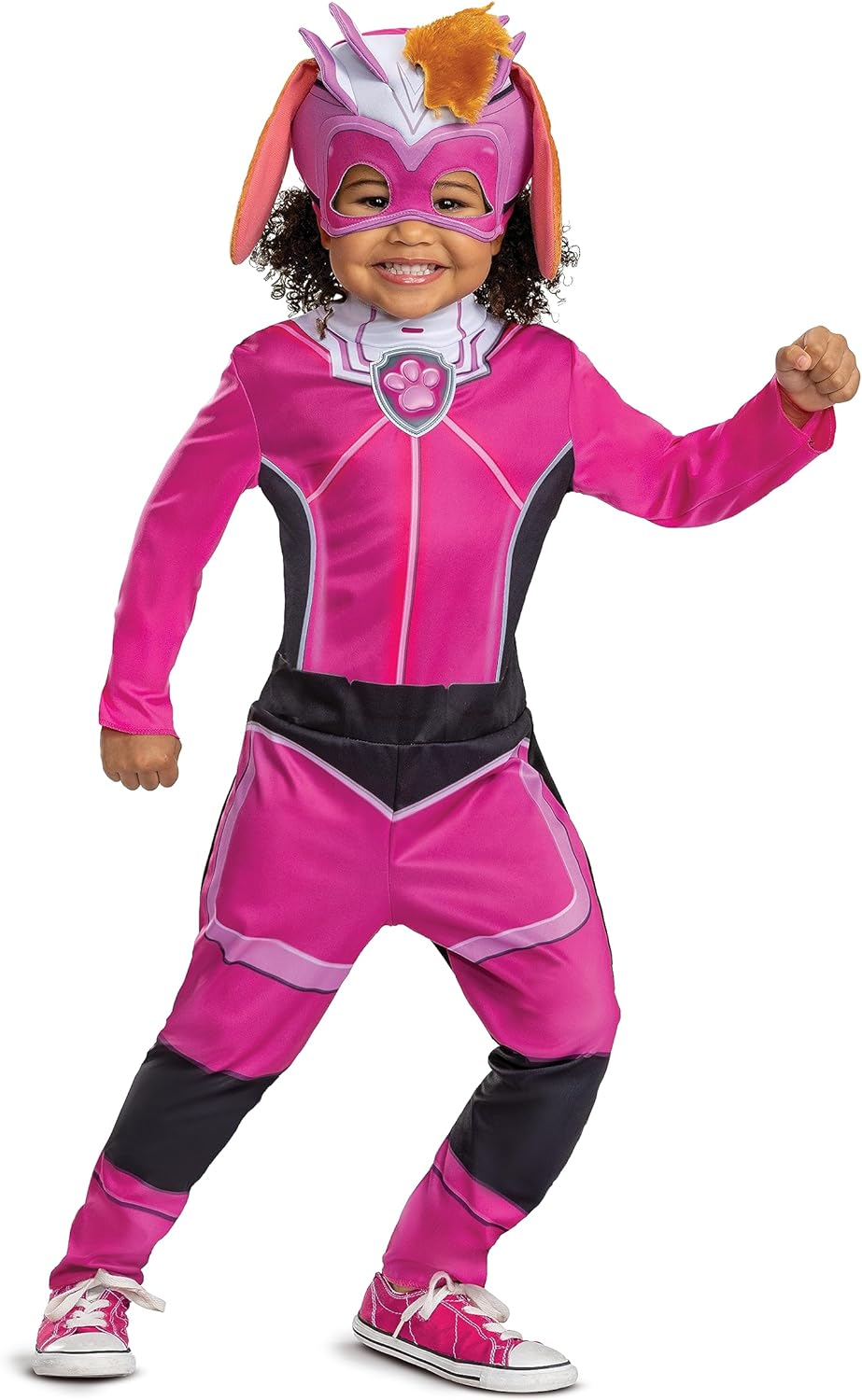 Skye Paw Patrol Costume, Official Paw Patrol Toddler Halloween Outfit with Headpiece for Kids