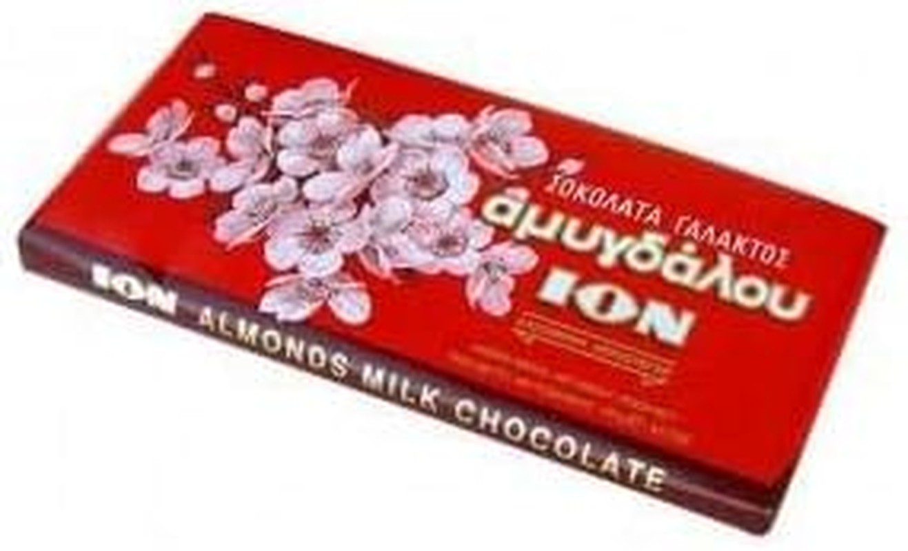 ION Milk Chocolate with Almonds, 100 G