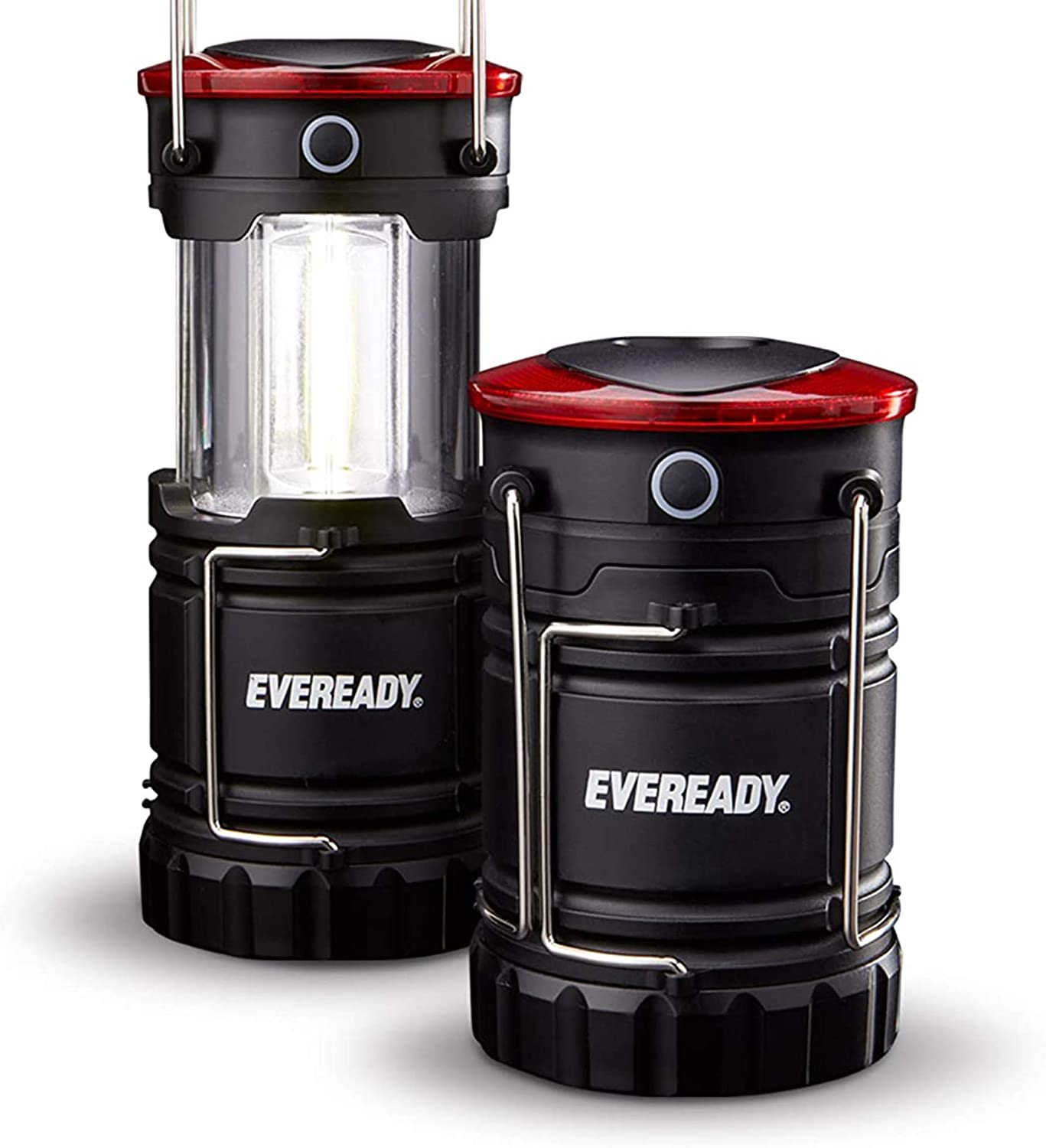 Eveready LED Floating Lantern Flashlight, Battery Powered LED Lanterns for Hurricane Supplies, Survival Kits, Camping Accessories, Power Outages, Batteries Included