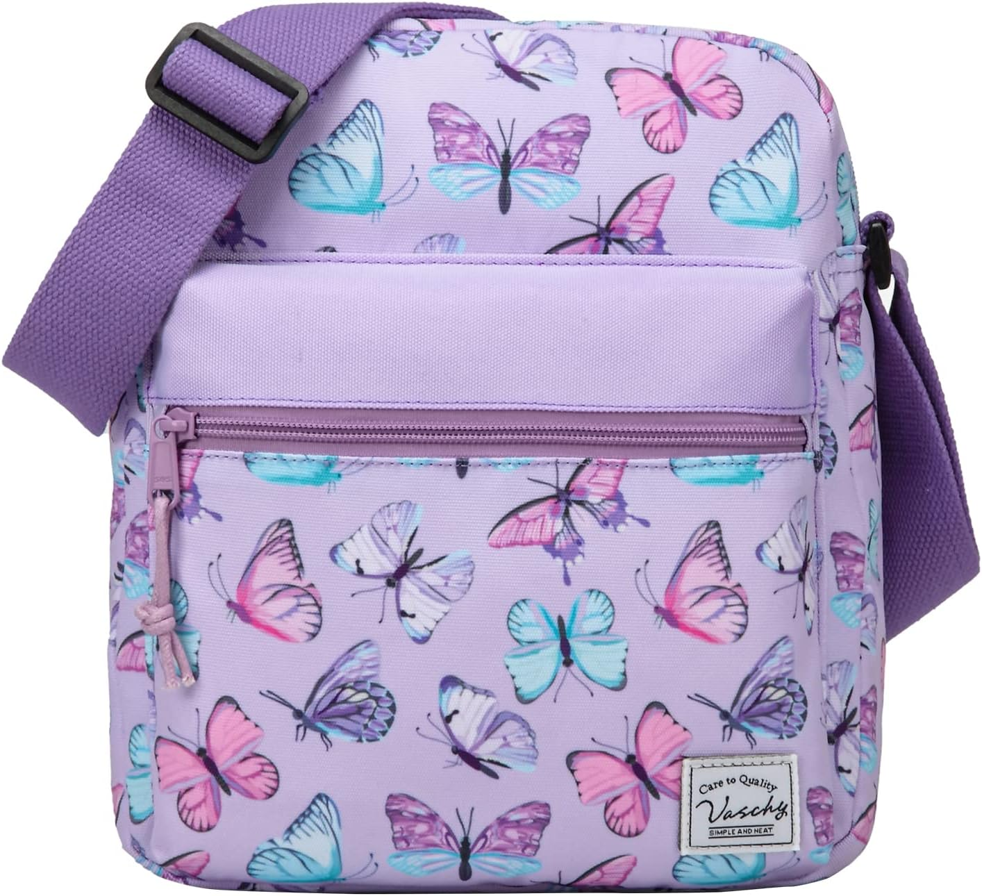 Messenger Bag for Girls Boys,Vaschy Lightweight Small Women Crossbody Bag Purse Preteen/Teen Little Kids Shoulder Bag