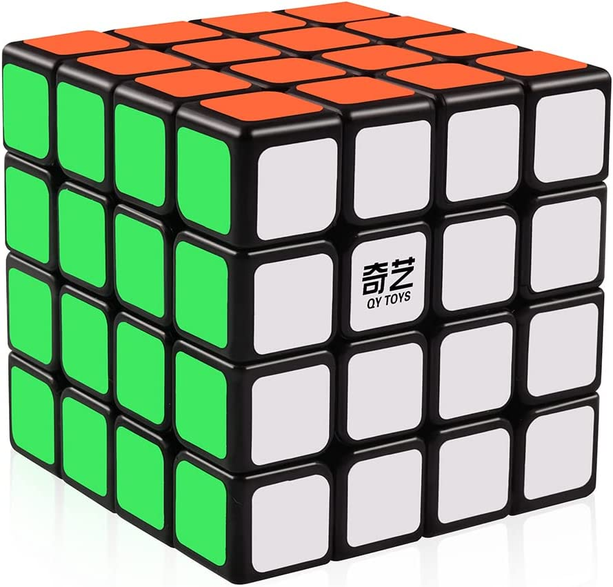 D-Fantix Qiyi Qiyuan 4X4 Speed Cube Magic Cube 4X4X4 Puzzle Toys for Kids