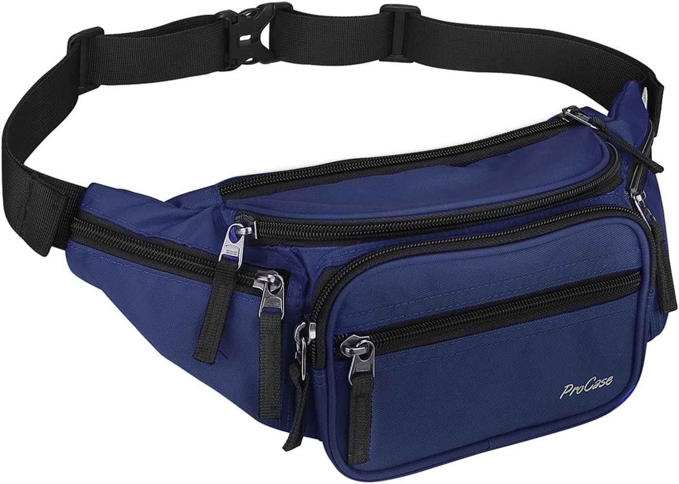 Procase Fanny Pack Waist Packs for Men Women, Large Capacity Waist Bag Hip Pack for Travel Hiking Running Outdoor Sports