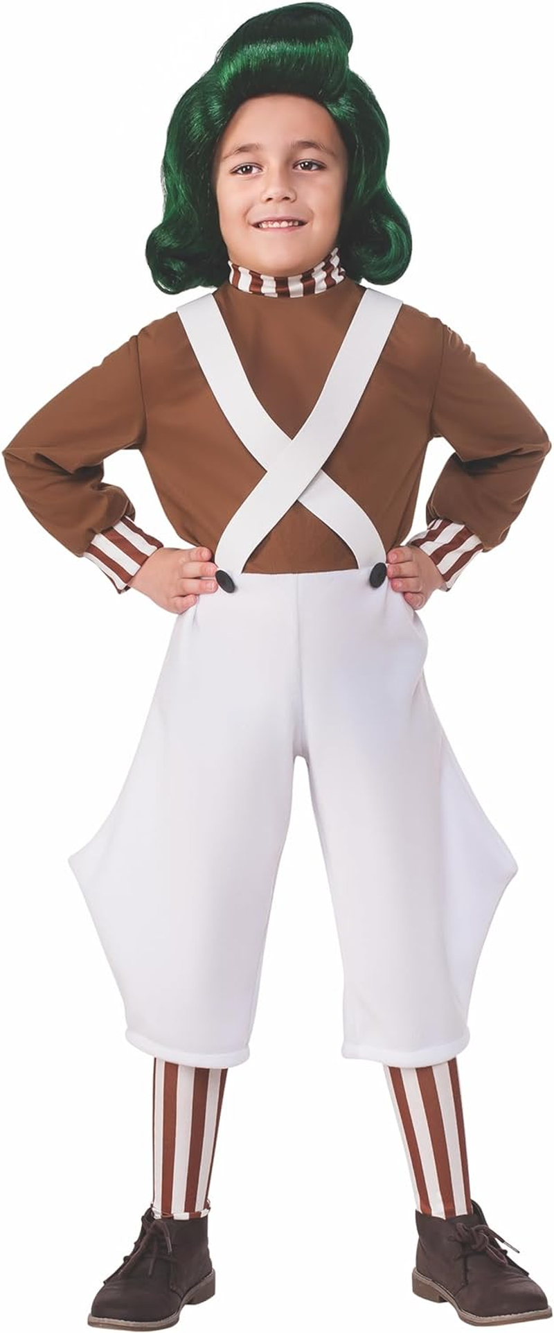 Rubie’S Kid’S Oompa Loompa Costume, Brown/White, 5-7 Years