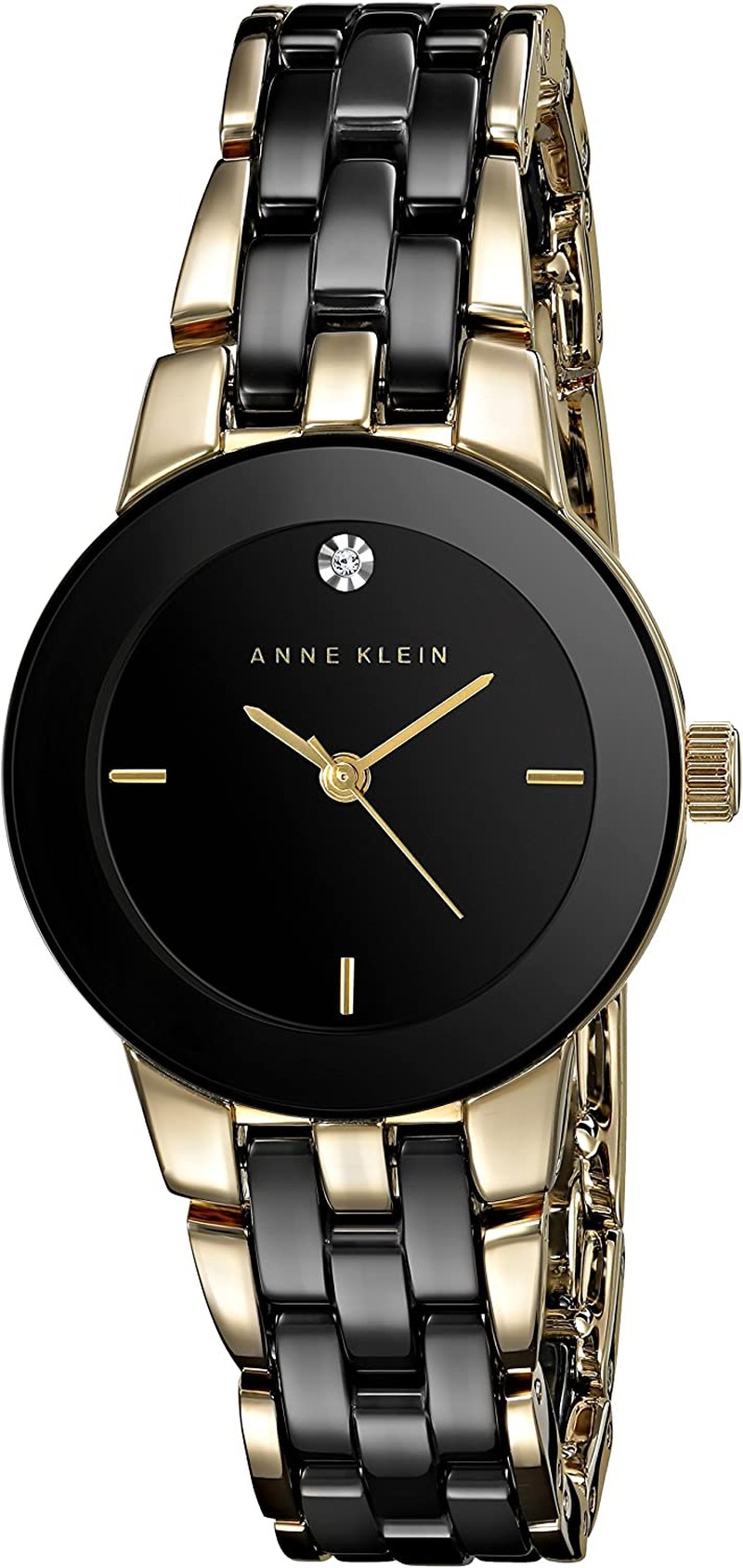 Anne Klein Women’S Genuine Diamond Dial Ceramic Bracelet Watch