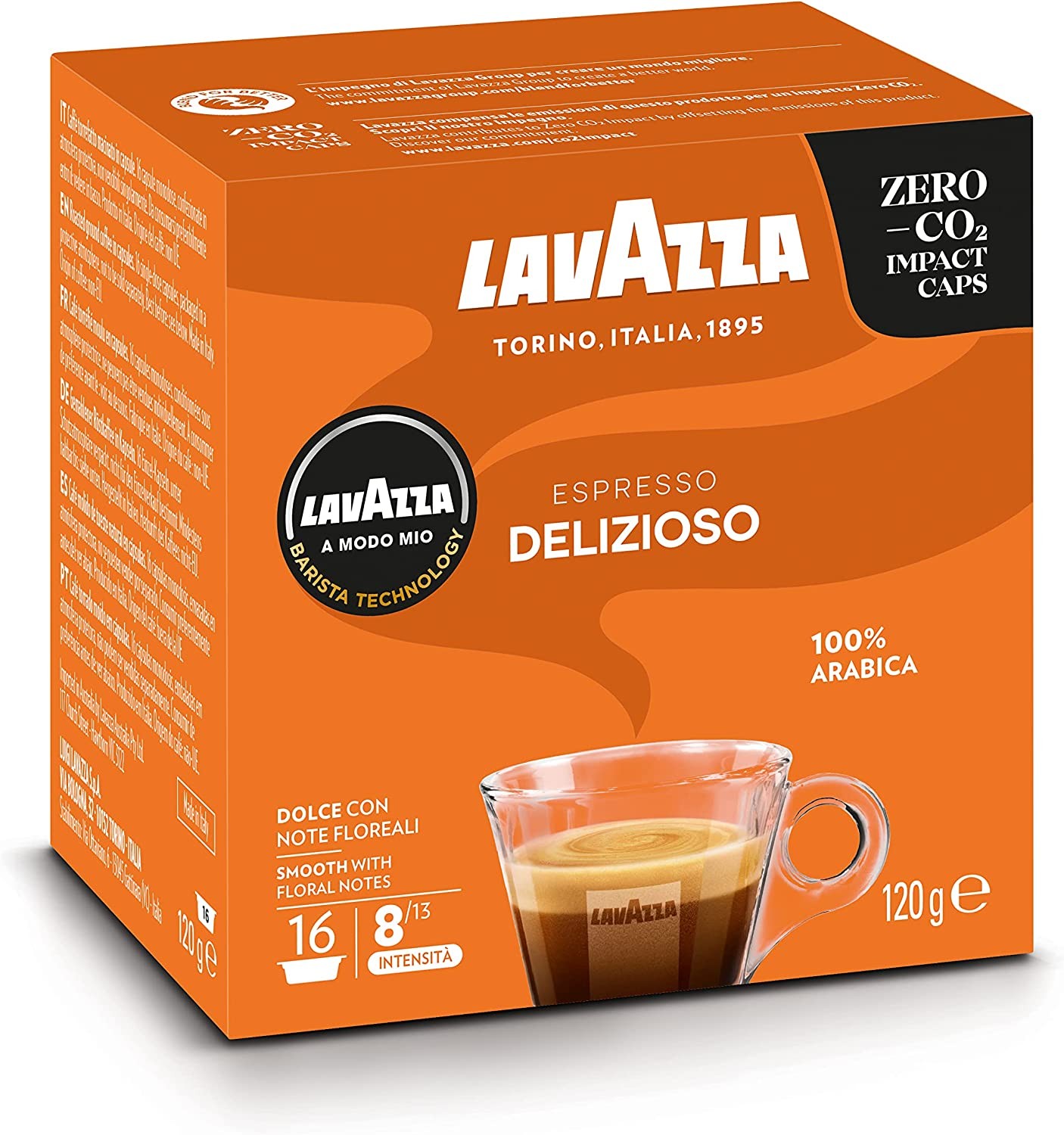 Lavazza a Modo Mio Espresso Delizioso Coffee Capsules – 16 Pods