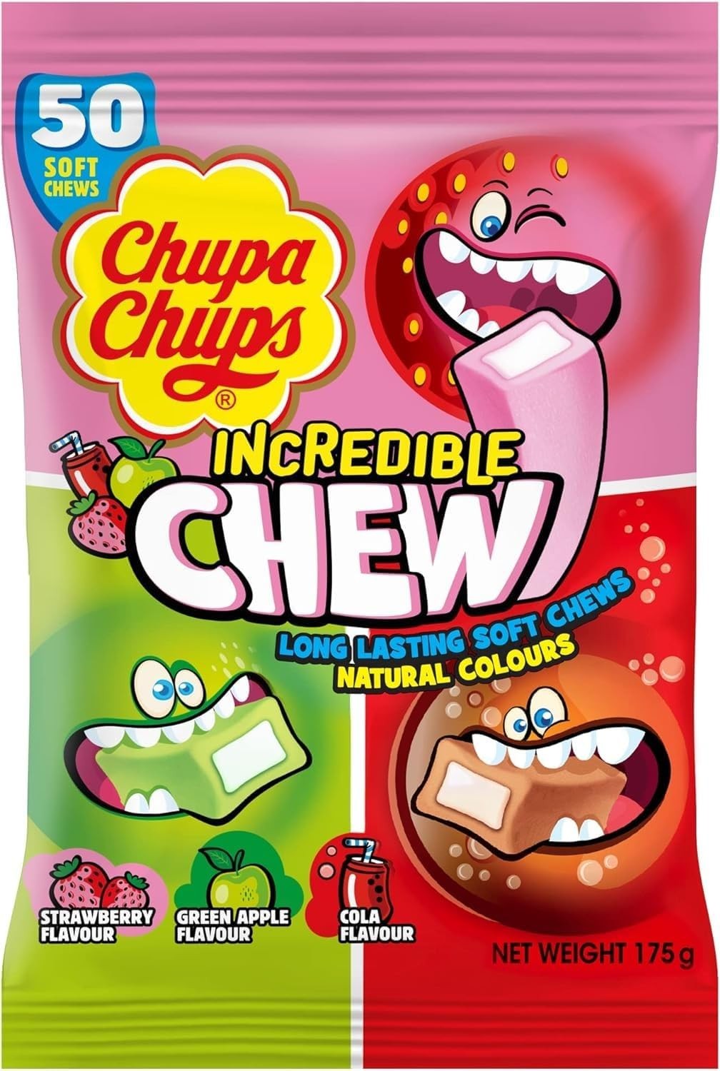 Chupa Chups Assorted Chew Bag 175 G