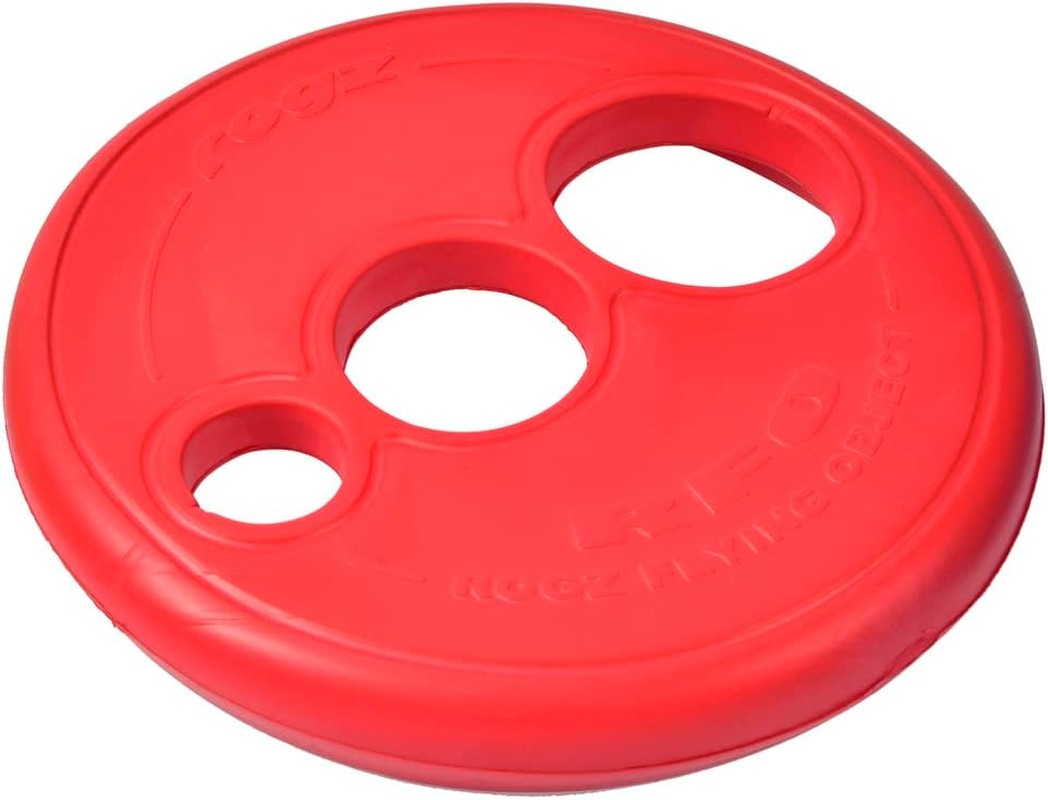 Rogz Soft Fetch Frisbee Dog Toy Red Large