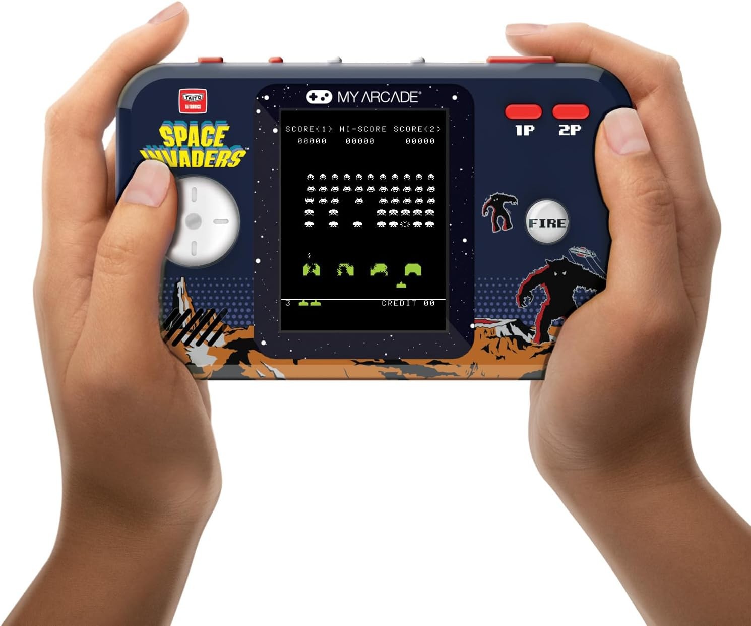 My Arcade DGUNL-7006 Space Invaders Pocket Player Pro Handheld Portable Gaming System