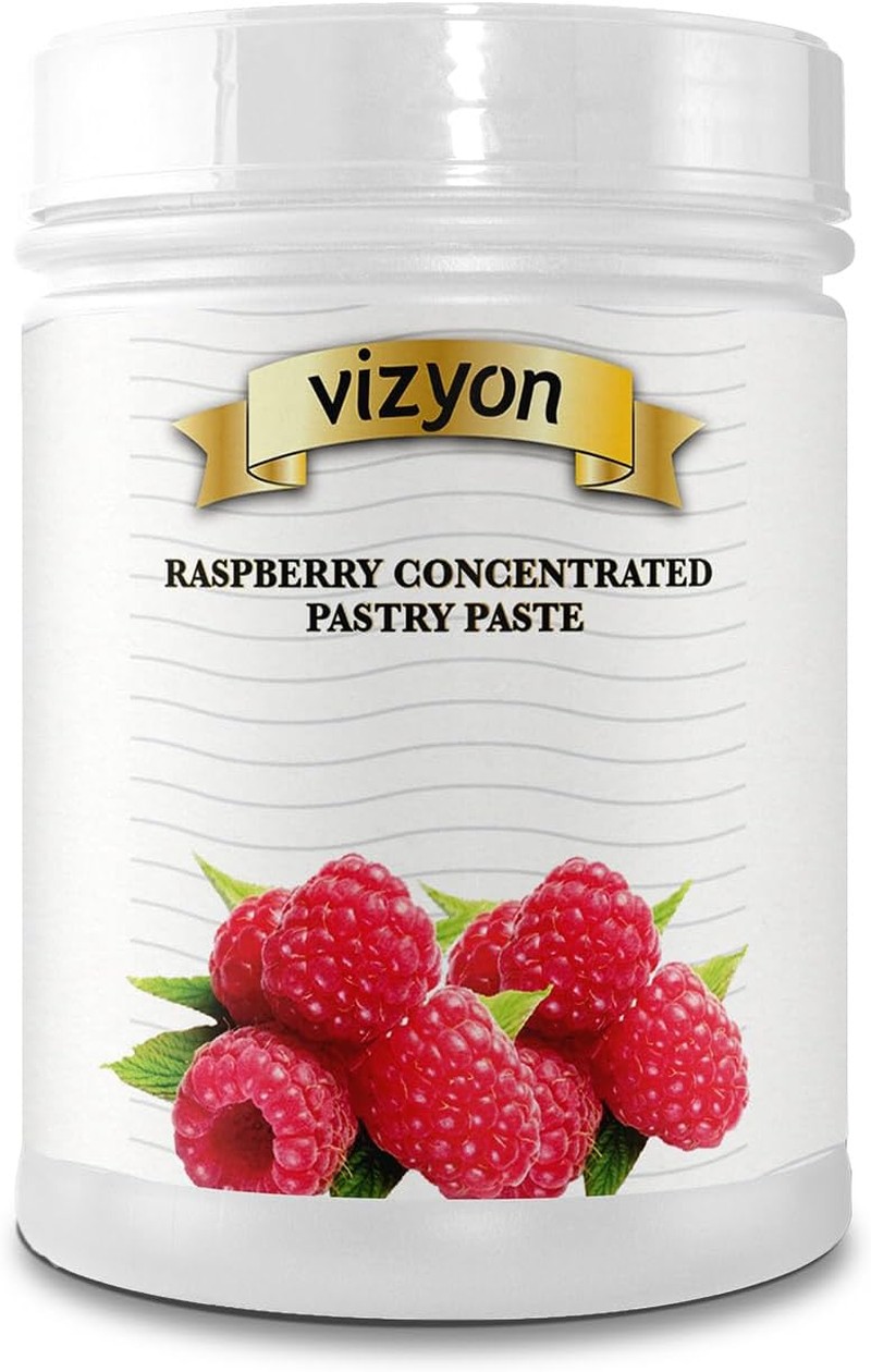 Vizyon Raspberry Concentrated Pastry Paste 1Kg