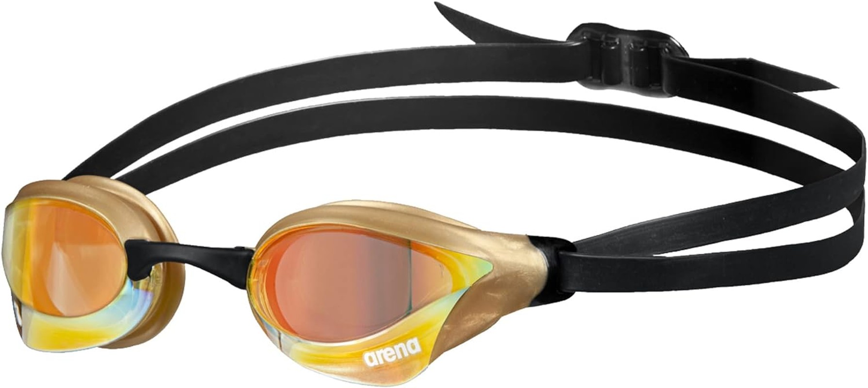 Arena Unisex Cobra Core Swipe Anti-Fog Racing Swim Goggles for Men and Women Polycarbonate Mirror/Non-Mirror Lens