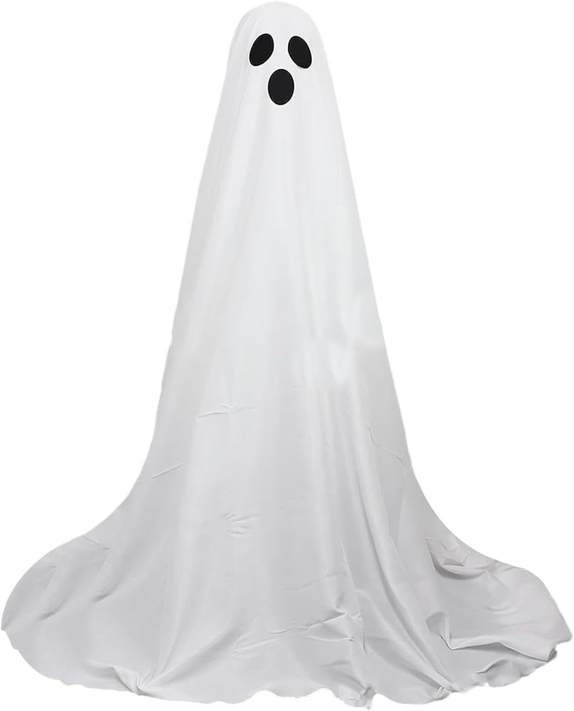 ​​Halloween Light-Up Standing Ghost LED Light up Ghost Halloween Decor Supplies ​​​Halloween Outdoor Decoration Simple Installation, Adjustable, Create a Festive Atmosphere for Halloween, Carnivals