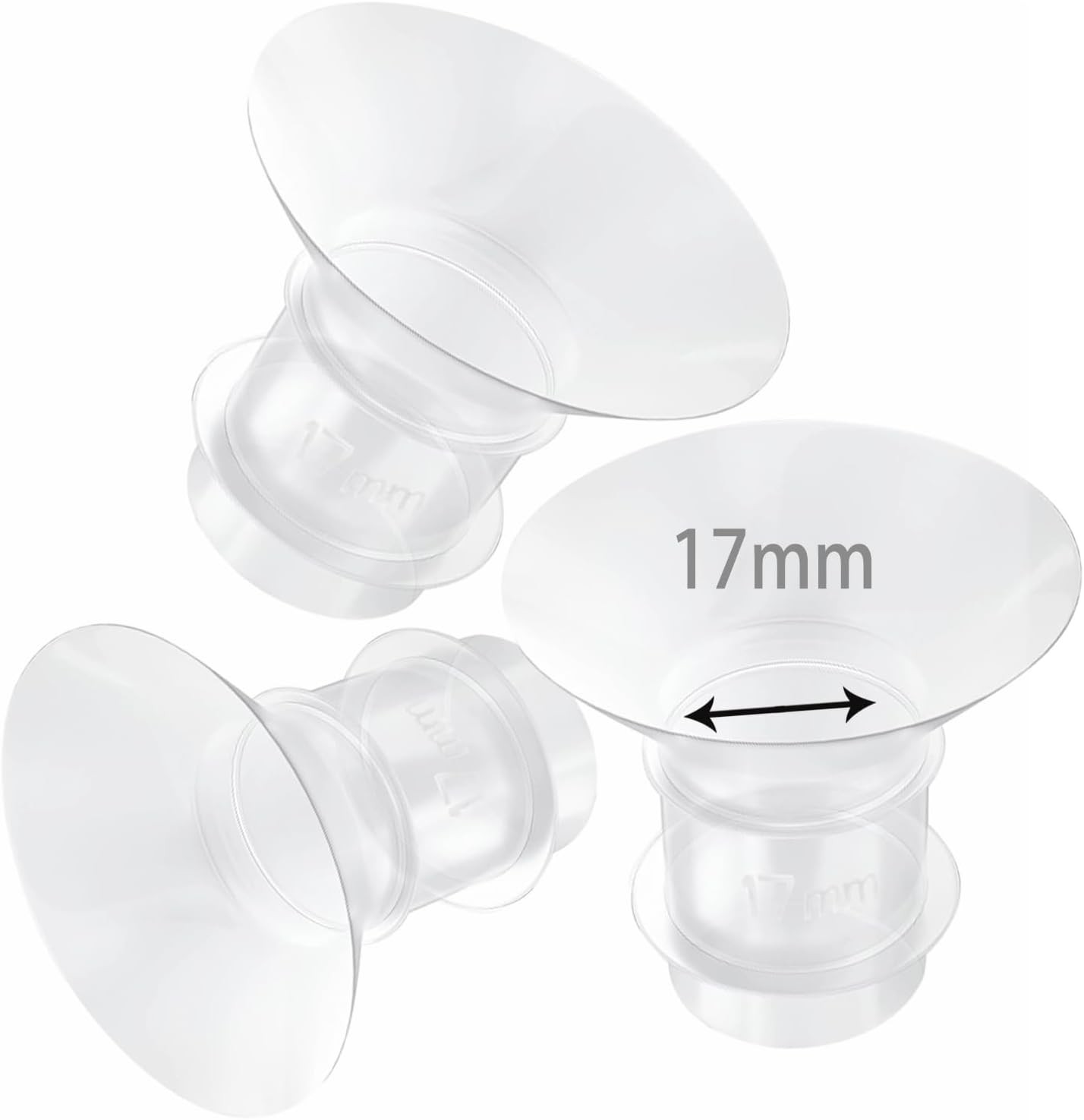 Bliblo Flange Insert 17Mm Suitable S9/S10/S12/S12Pro/S12Pro,Wearable Breast Pump Shield/Flange Insert，Milk Collector 24Mm Universal (17Mm)