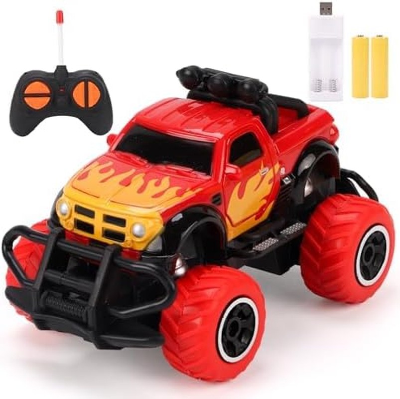 REMOKING Car Toys for Boys Girls Age 3-8,1:43 Scale Mini Remote Control Cars for Kids,Rc Vehicle W/Recharged Battery,Children Toys Outdoor Play Game,Gifts Toys for Kids Toddlers