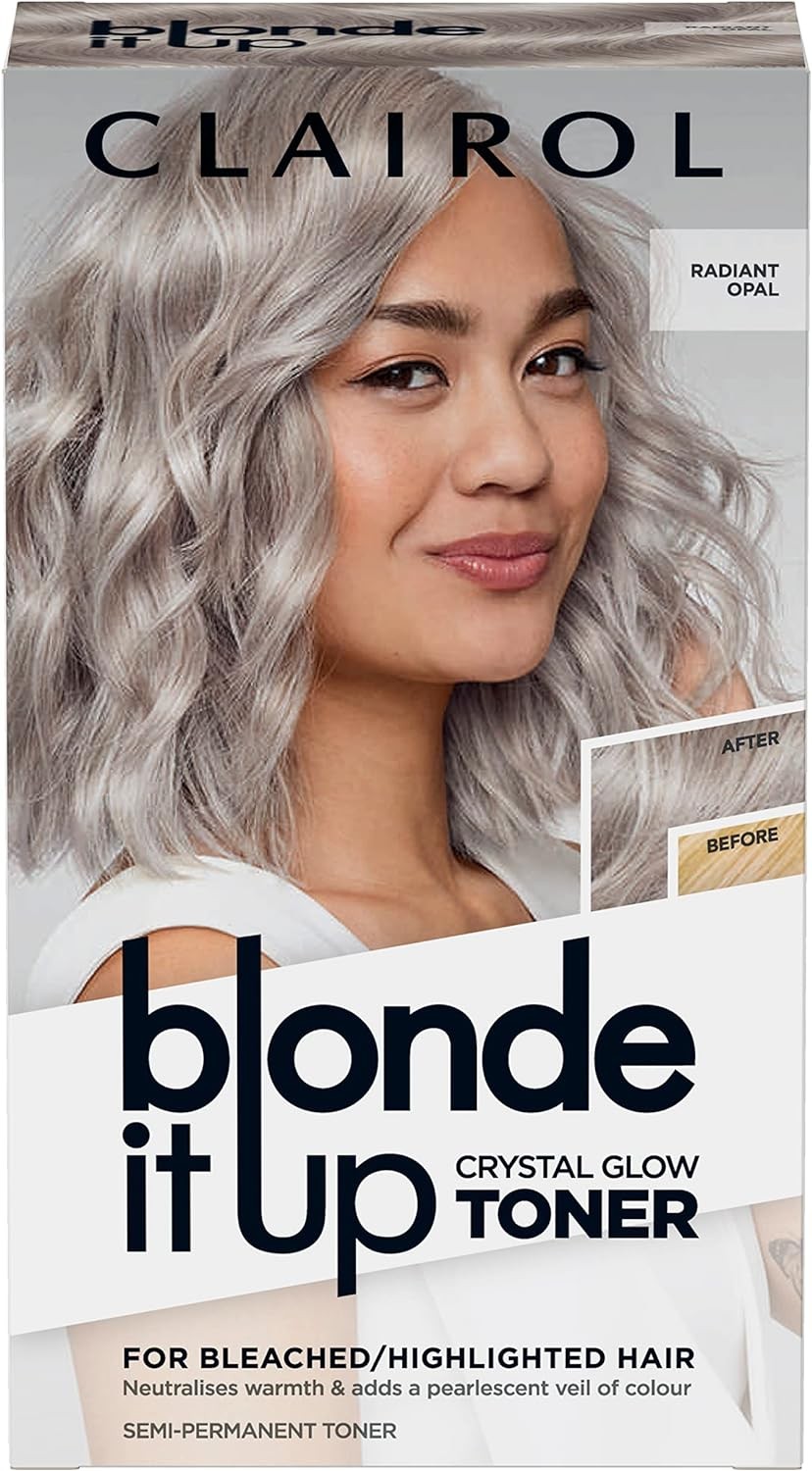 Clairol Blonde It up Crystal Toners Radiant Opal, Demi-Permanent Hair Colour, Blonde Toner, Ammonia Free