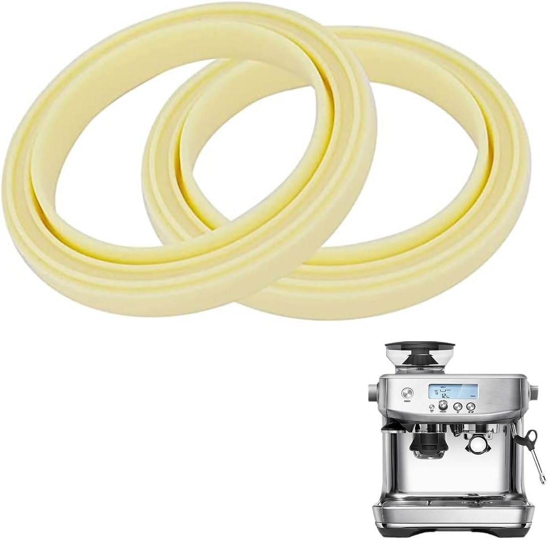 2 PCS Brew Group Head Seal Gasket, Proxima Direct 54MM Silicone Steam Ring Replacement Part Compatible with Breville Espresso Coffee Machine 878/870/860/840/810/500/450