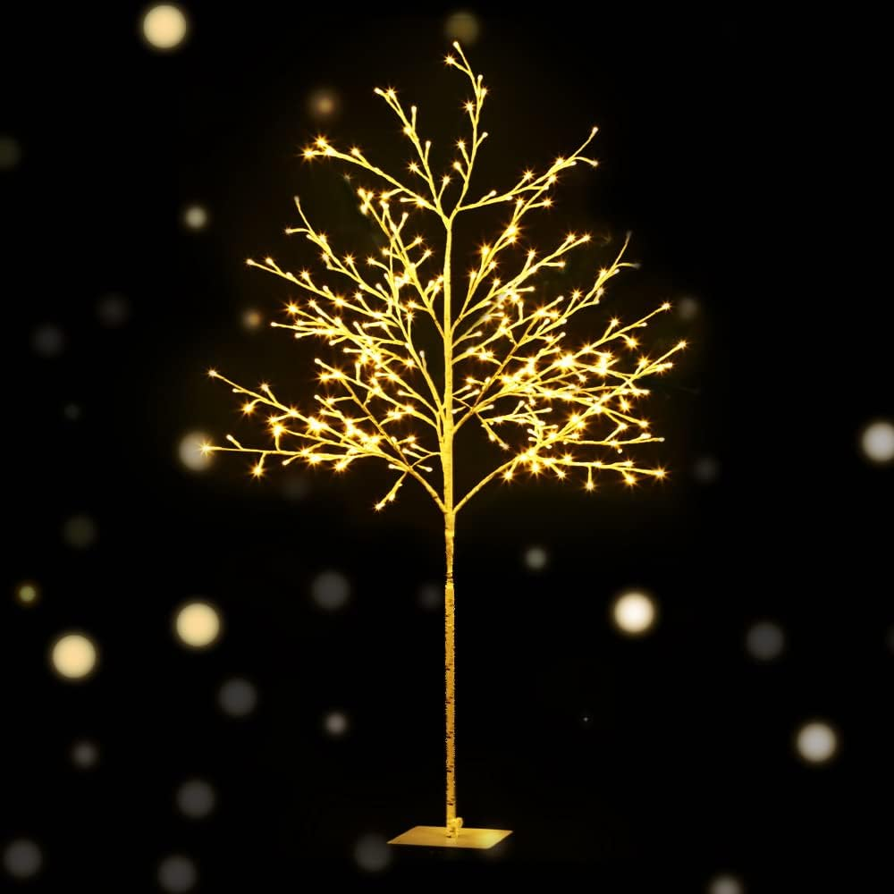 Jingle Jollys Christmas Tree 1.5M LED Xmas Trees Fairy Light, Decorations Holiday Party Gift Home Garden Store Decor, 5Ft Warm White 304 Lights Indoor Outdoor