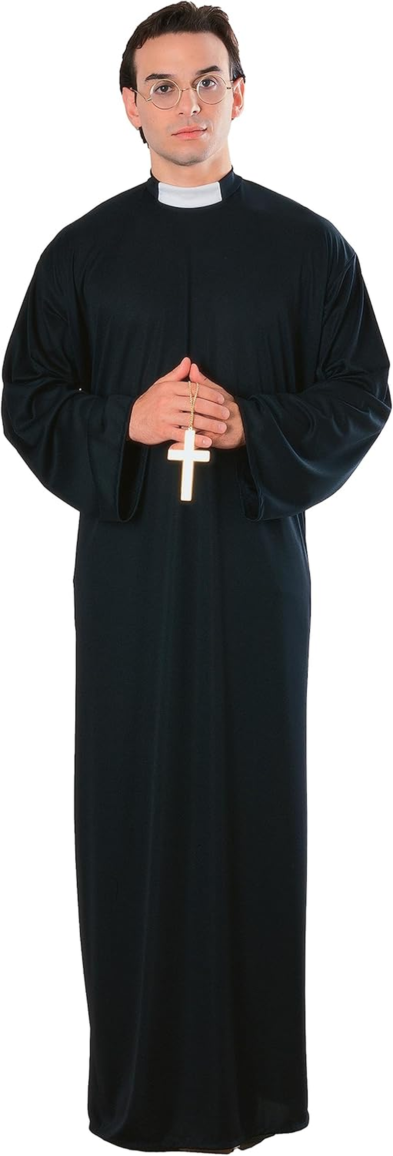 Rubie’S Costume Priest Costume, Multi-Colored, One Size