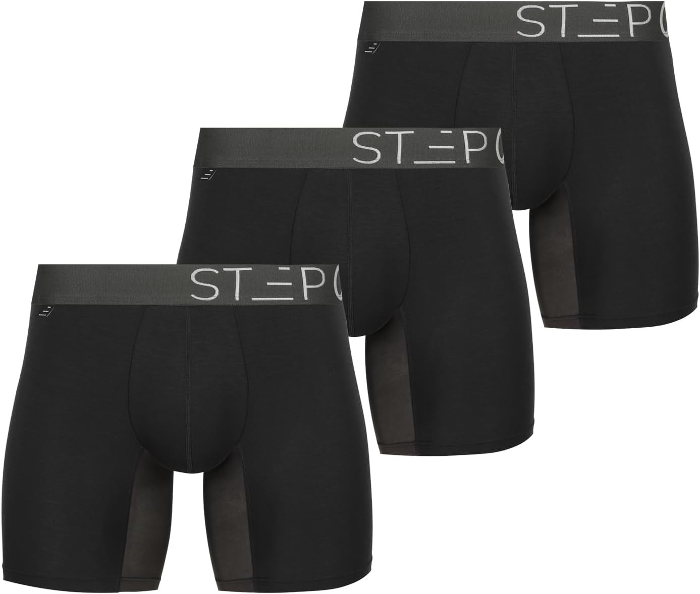 STEP ONE Men’S Bamboo Boxer Brief 3-Pack