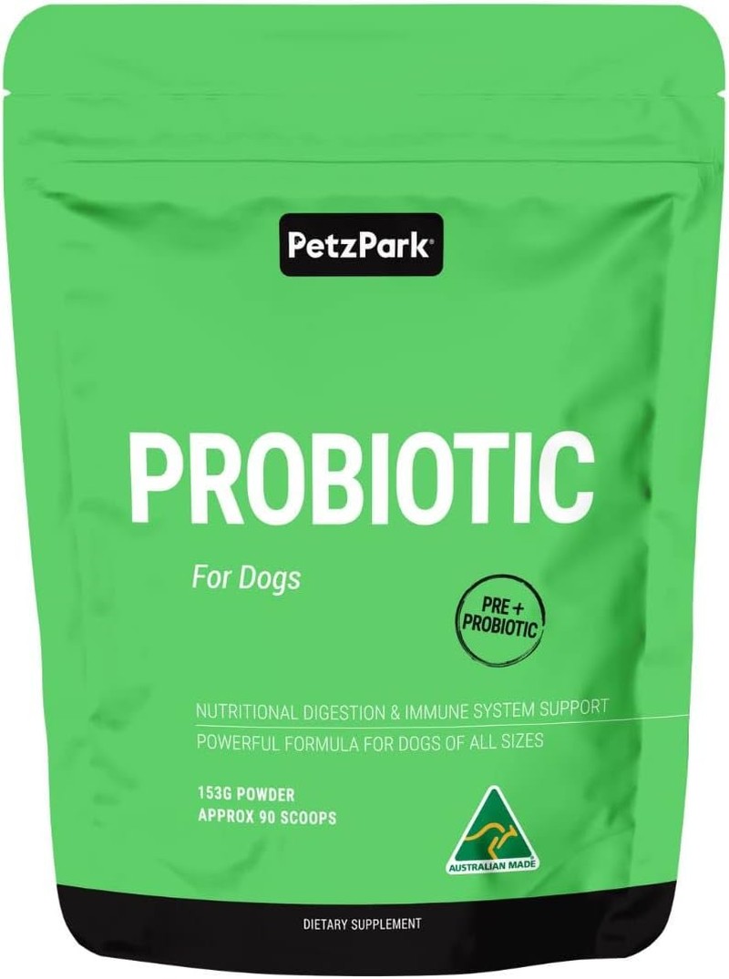 Probiotics for Dogs Grain Free – Paw Licking Yeast Infection Gas Bloating Diarrhoea Constipation Relief – Soothes Allergies Promotes Oral Health – for All Ages Breeds & Sizes – 90 Scoops 153G