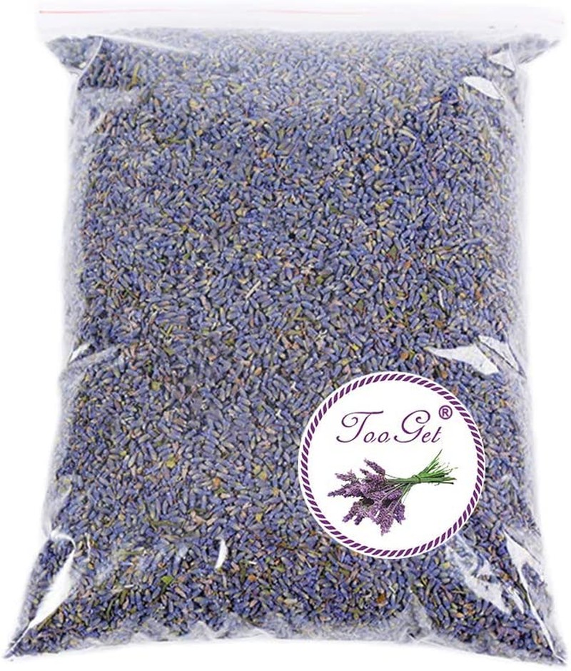 Tooget Fragrant Lavender Buds Organic Dried Flowers Wholesale, Ultra Blue Grade – 1 Pound